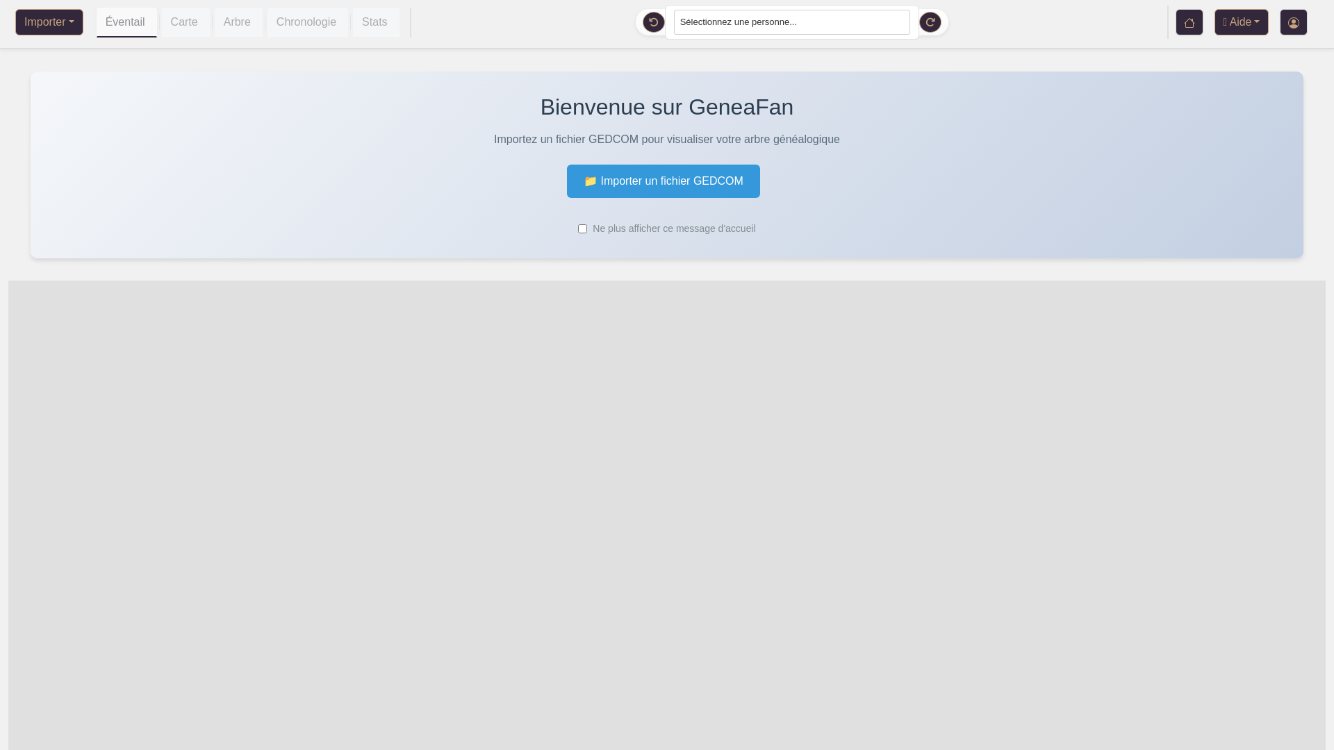 website screenshot of https://geneafan.pages.dev/