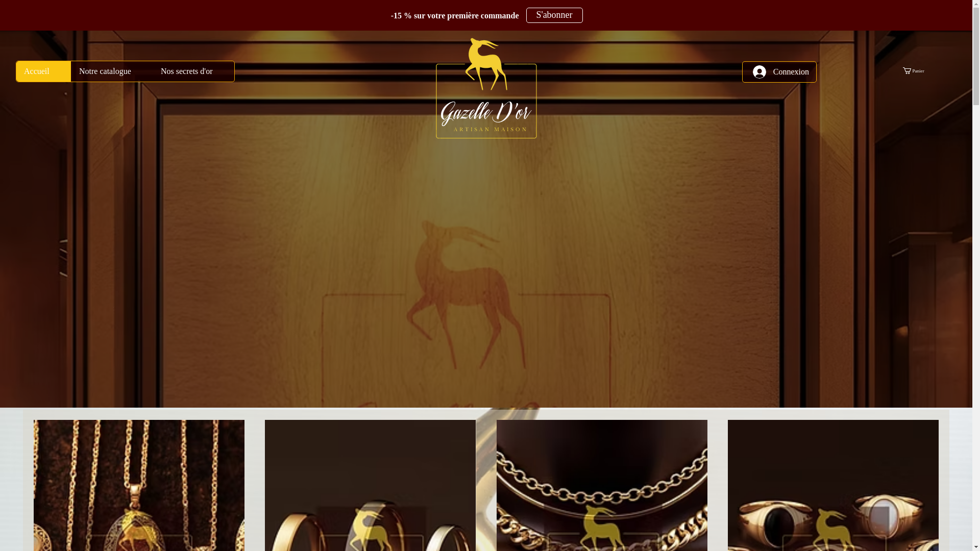 website screenshot of https://bijouterie-gazelle-d-or.com/