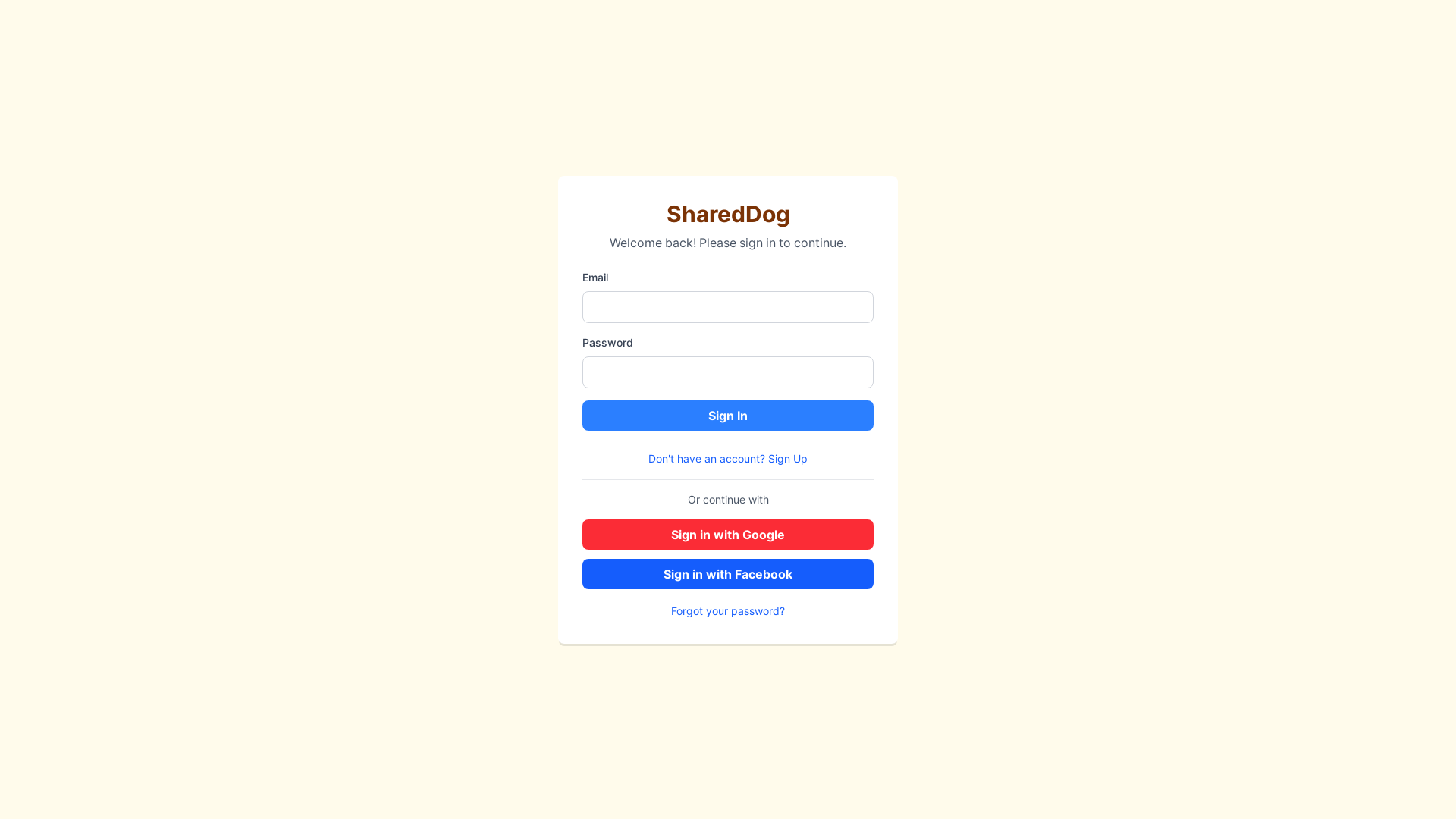 website screenshot of https://shareddog-v2.pages.dev/