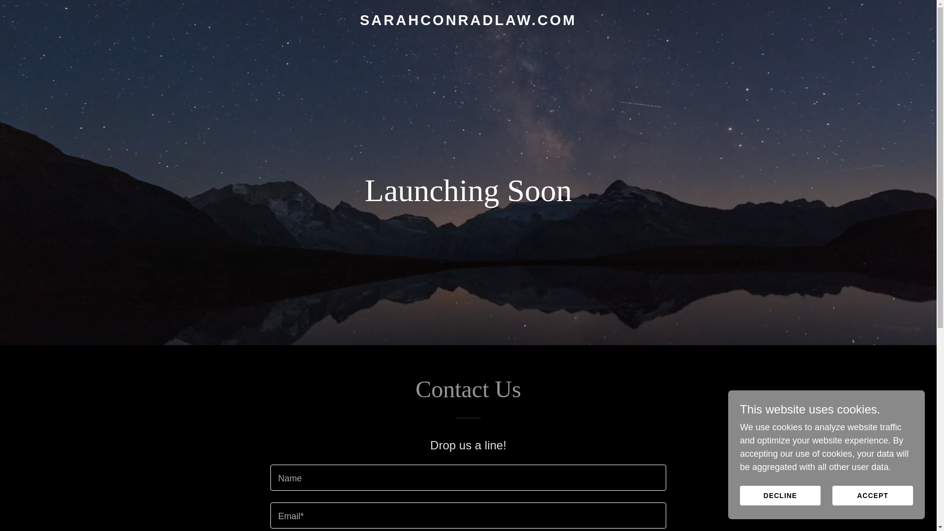 website screenshot of https://sarahconradlaw.com/