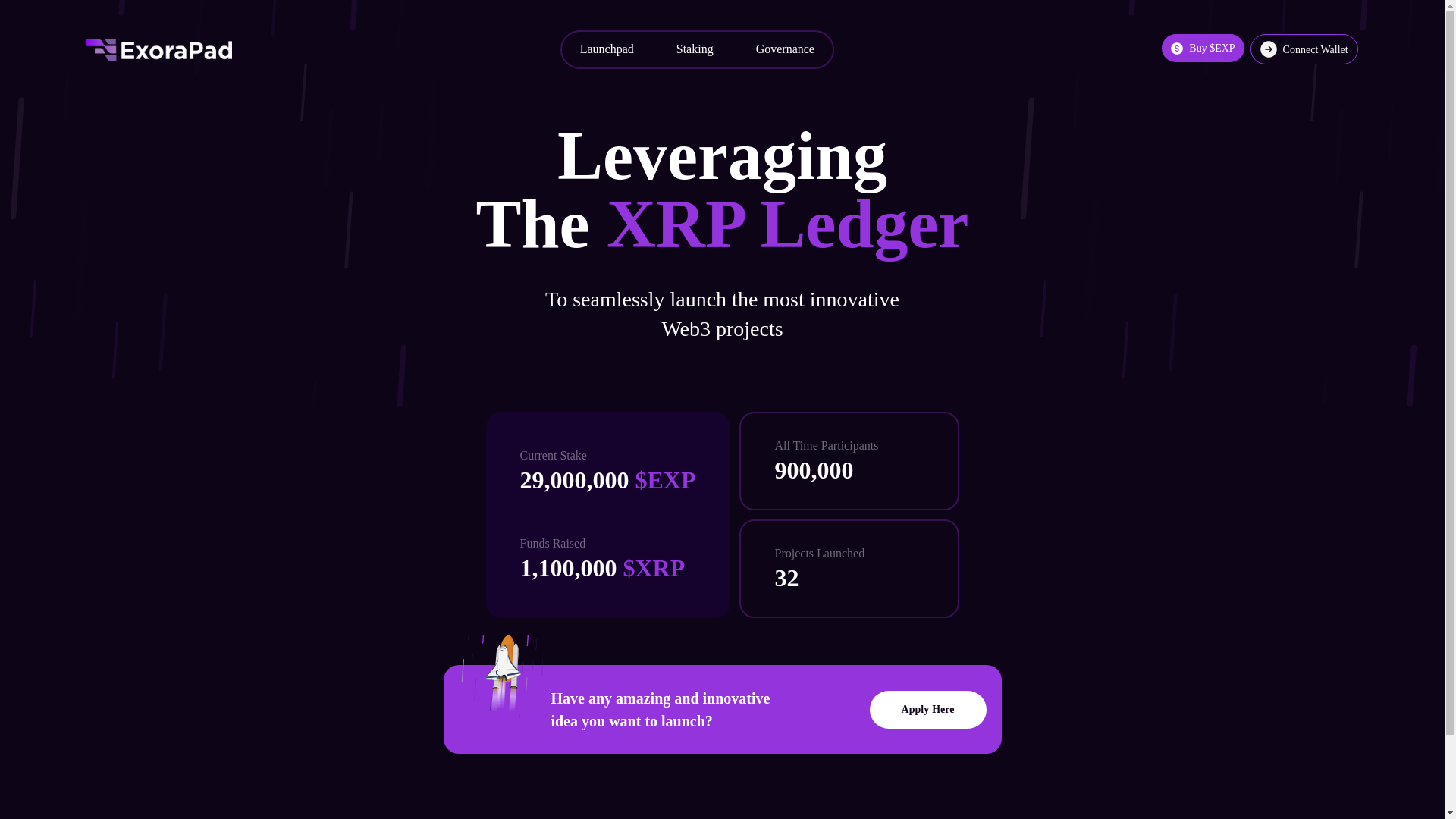 website screenshot of https://exorapad-85f.pages.dev/