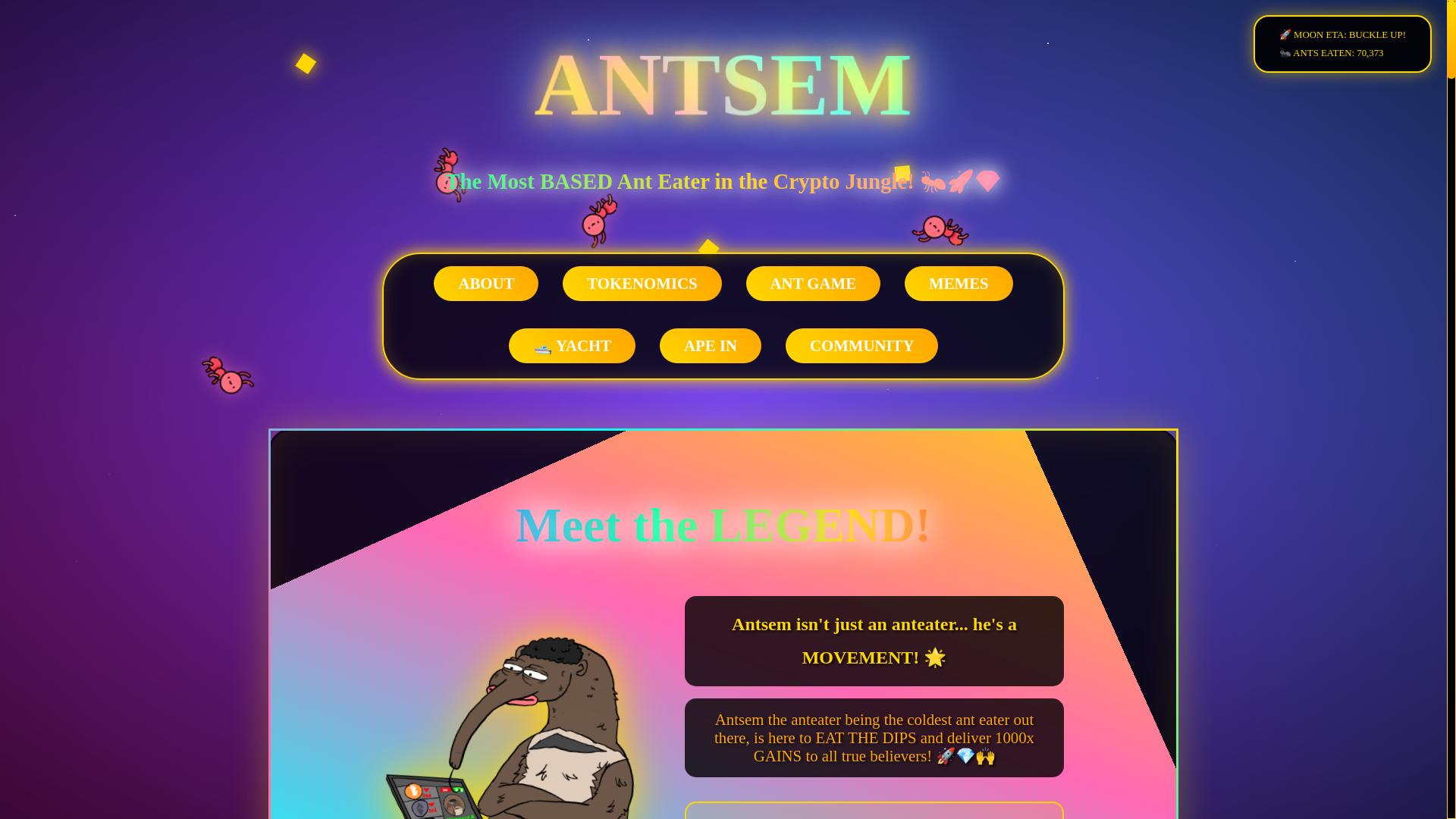 website screenshot of https://antsem.life/