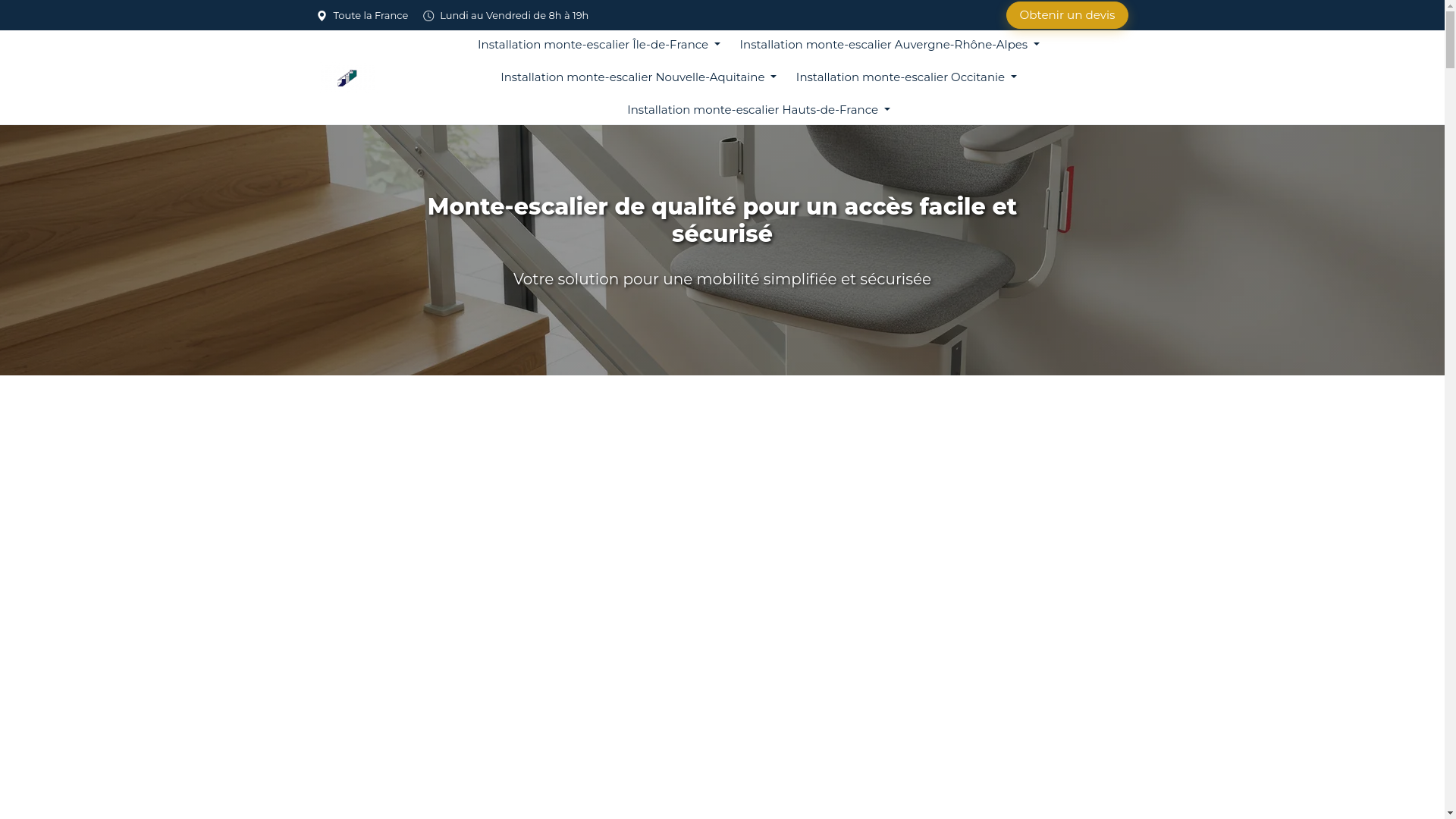 website screenshot of https://le-monte-escalier-com.pages.dev/