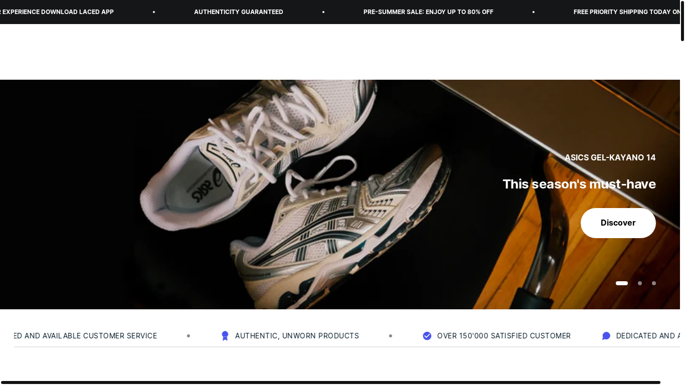 website screenshot of https://laceduk.store/