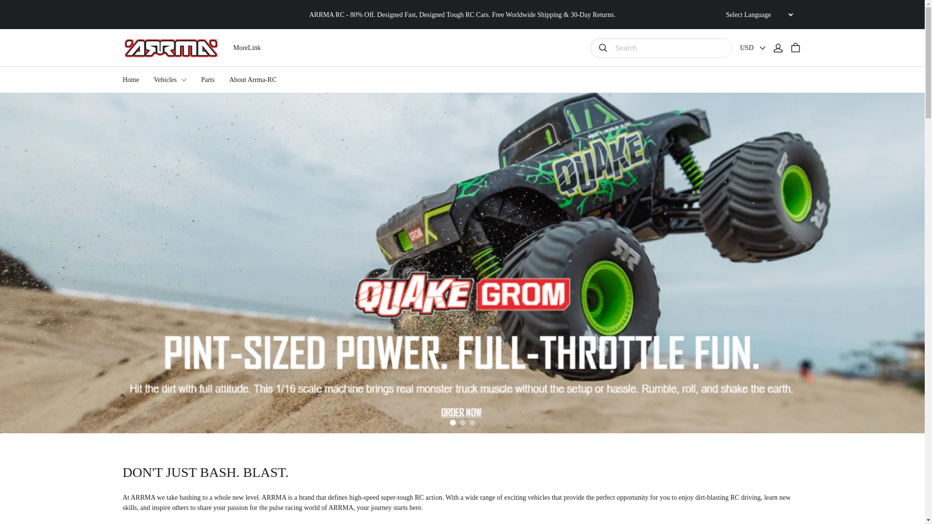 website screenshot of https://arrmarcs.com/