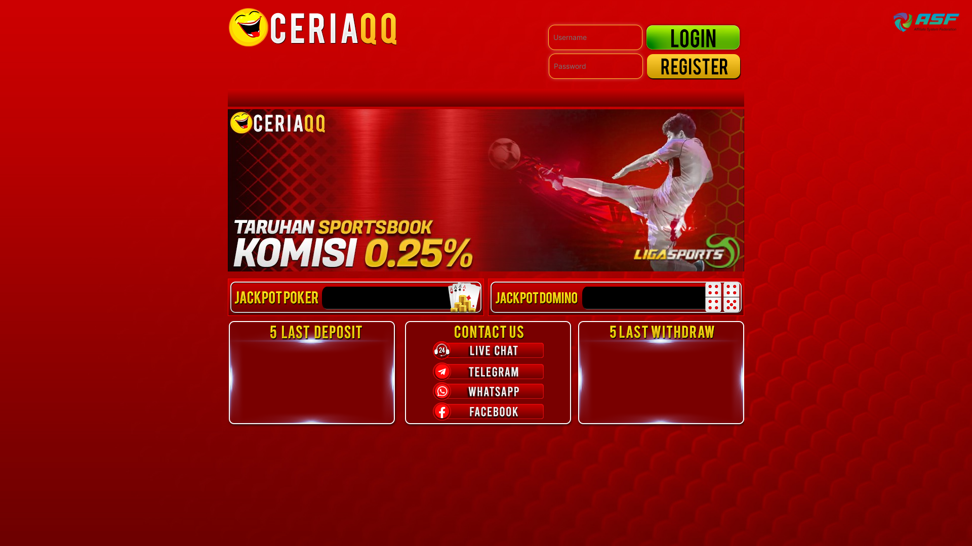 website screenshot of https://ceriaqqhome.shop/