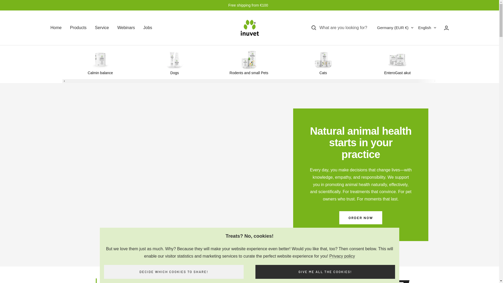 website screenshot of https://vets-choice.net/