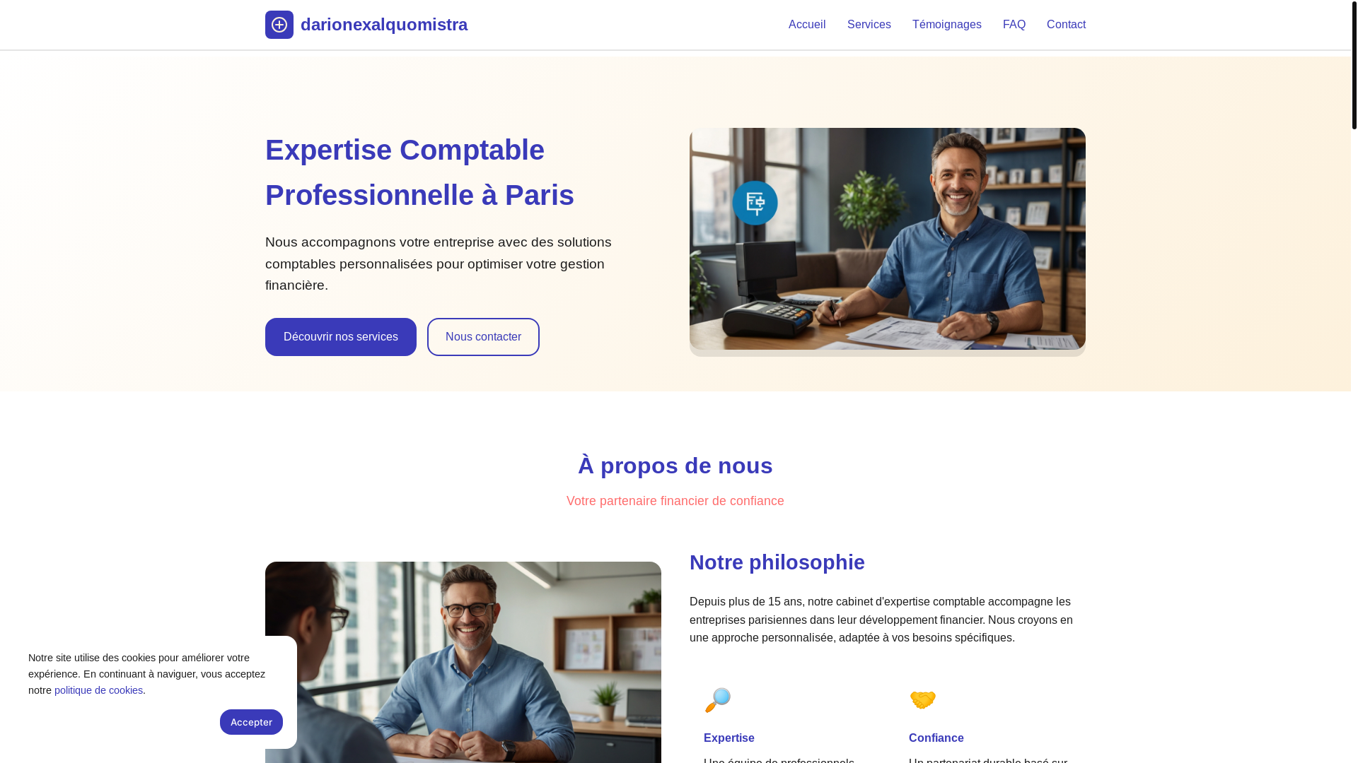 website screenshot of https://darionexalquomistra.com/