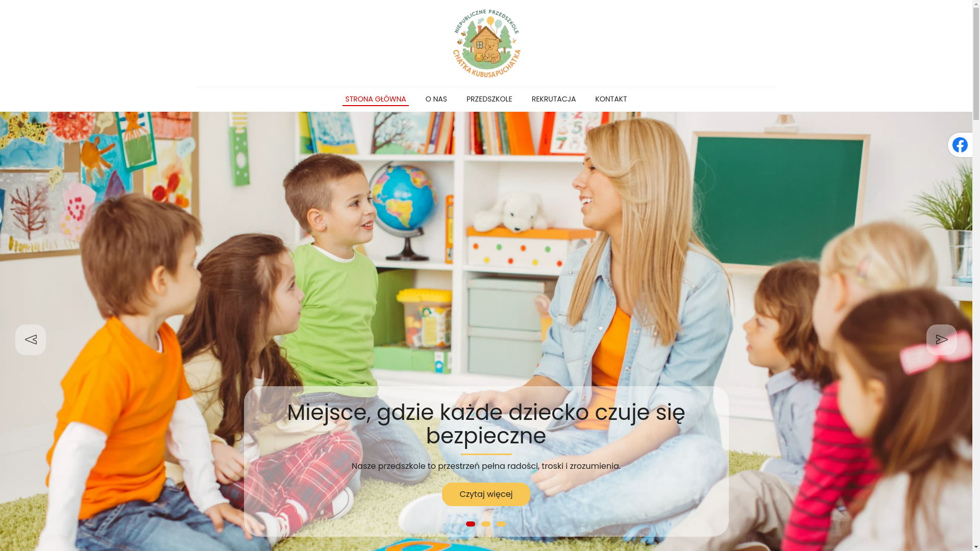 website screenshot of https://przedszkolegorzow.com/