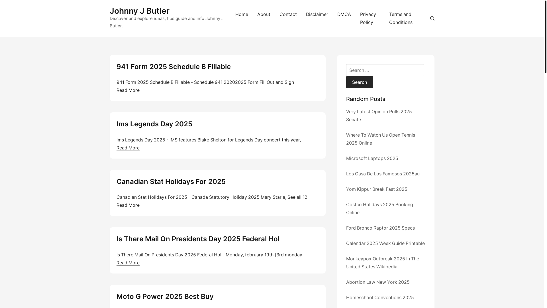 website screenshot of https://johnnyjbutlerr.pages.dev/