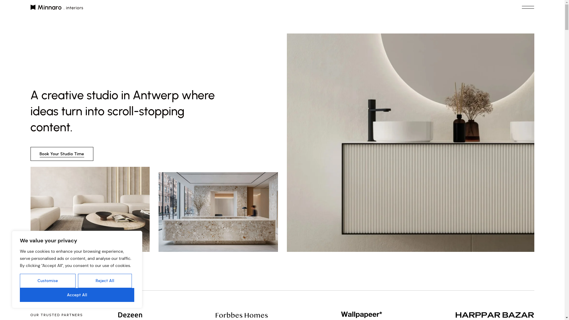 website screenshot of https://jesuiscontentstudio.be/