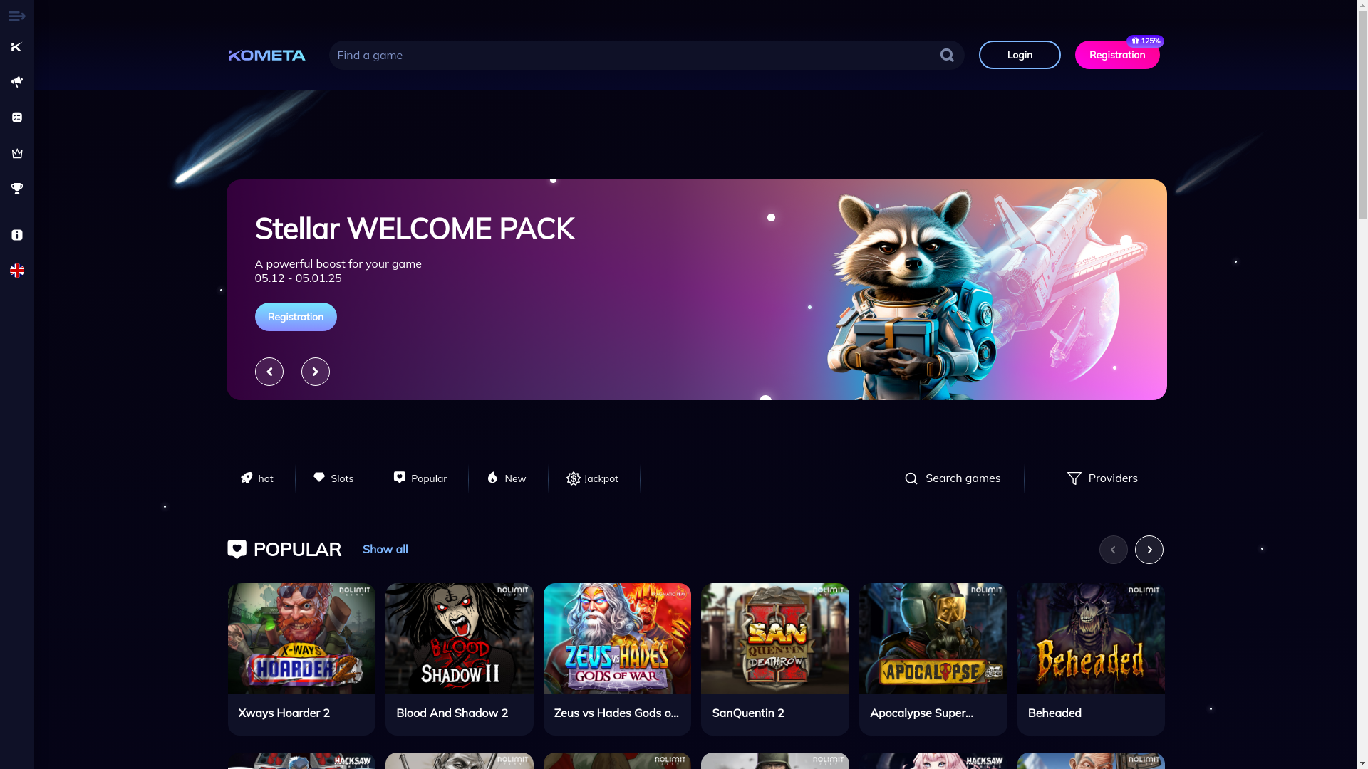 website screenshot of https://kometasvget.com/
