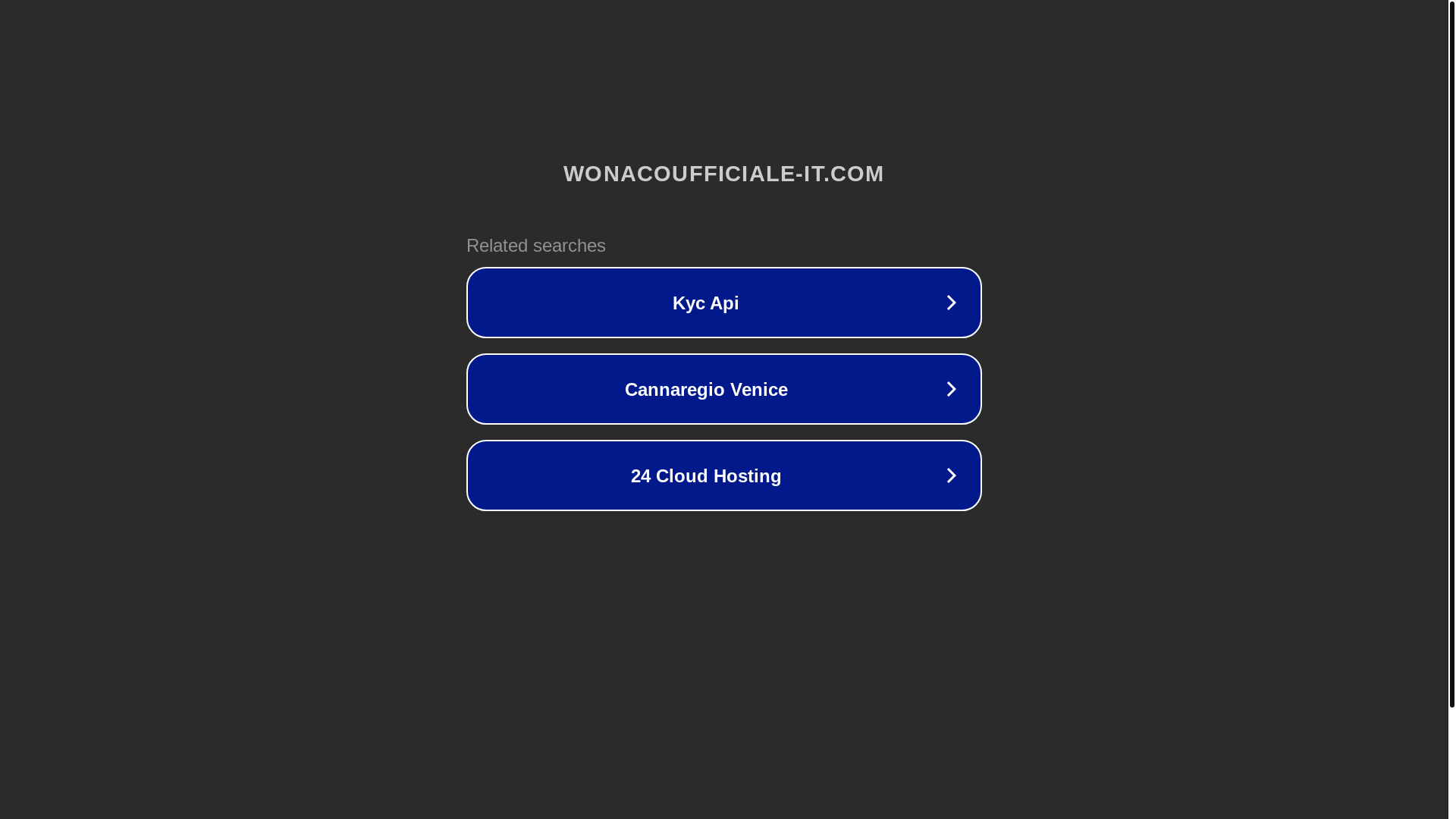 website screenshot of https://wonacoufficiale-it.com/