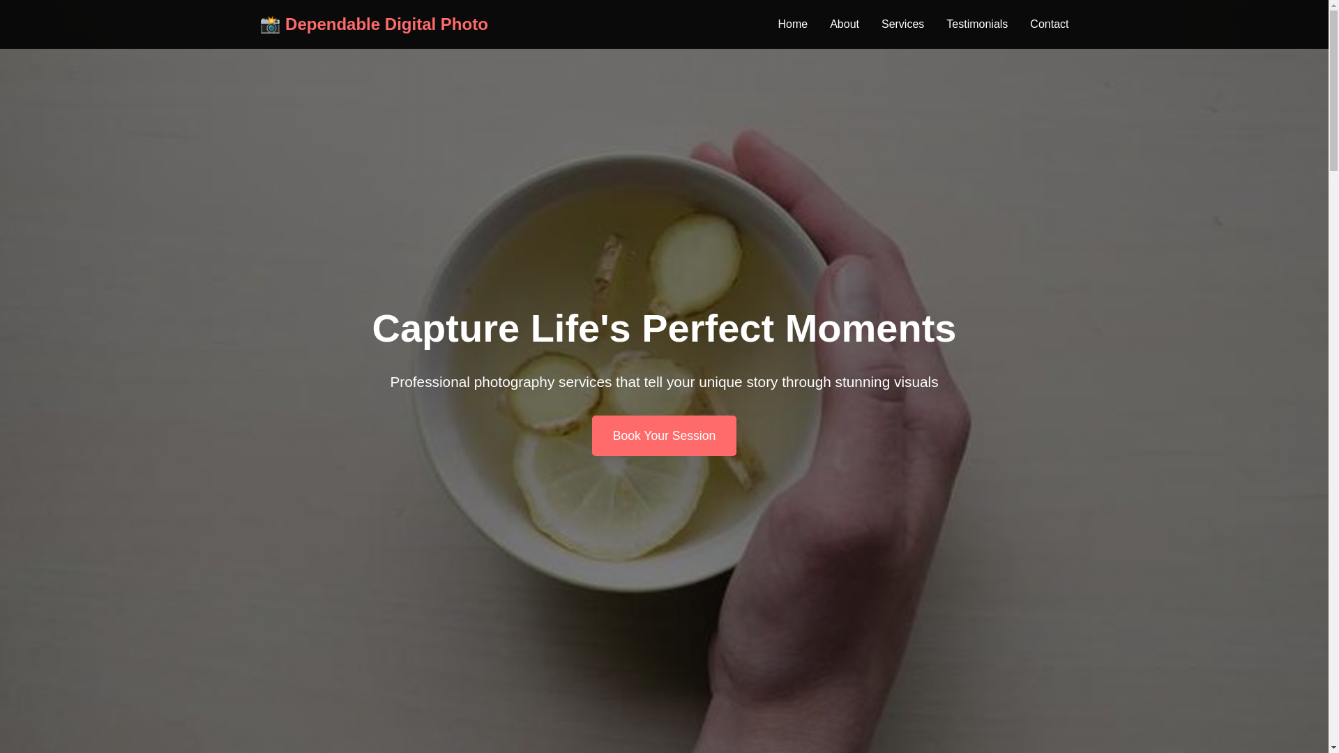 website screenshot of https://dependabledigitalphoto.qpon/
