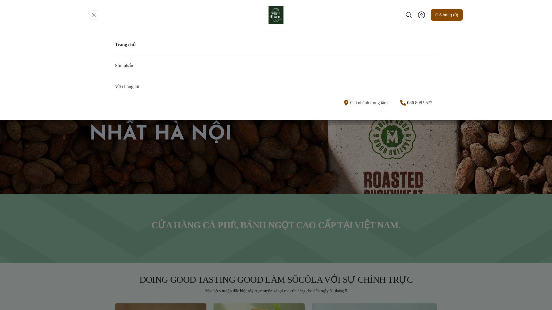 website screenshot of https://kimhoamall.com/
