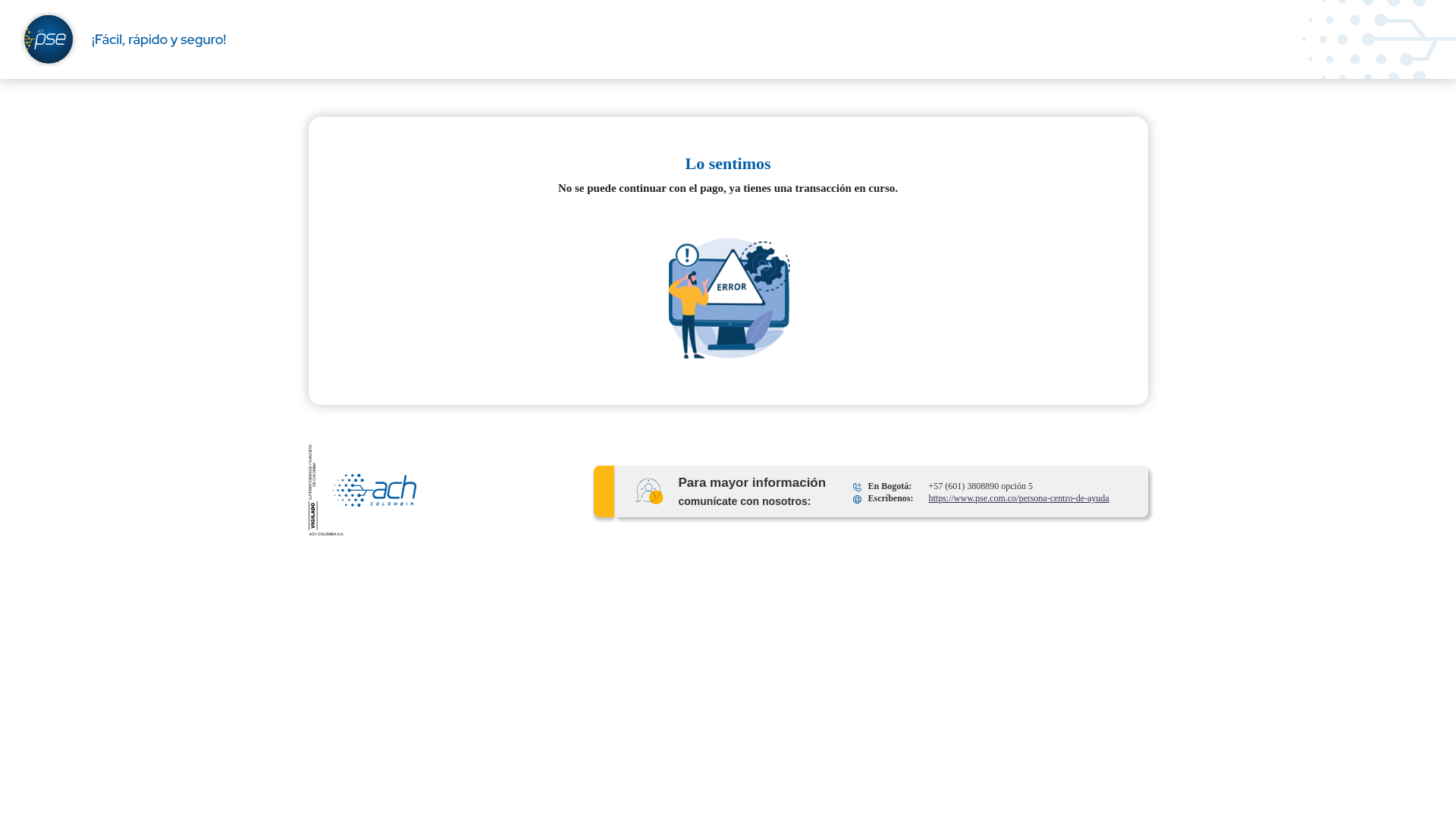 website screenshot of https://registro.pse.com.co/PSENF/index.html?enc=QLpTBirai3YsCq3oVNWEXOn4ZZFS9Intw1lrN42hdl0%3d