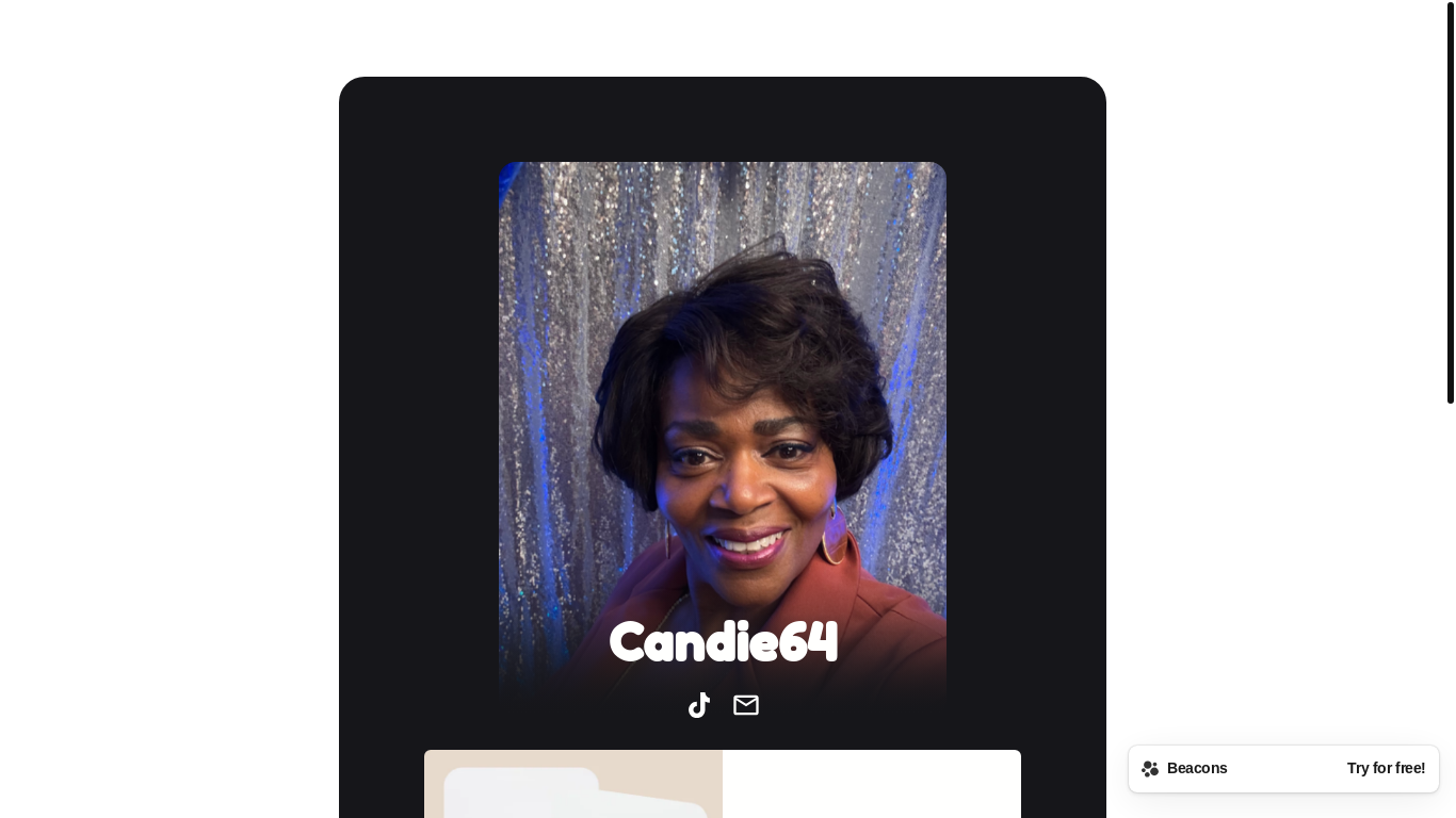 website screenshot of https://candie64.com/