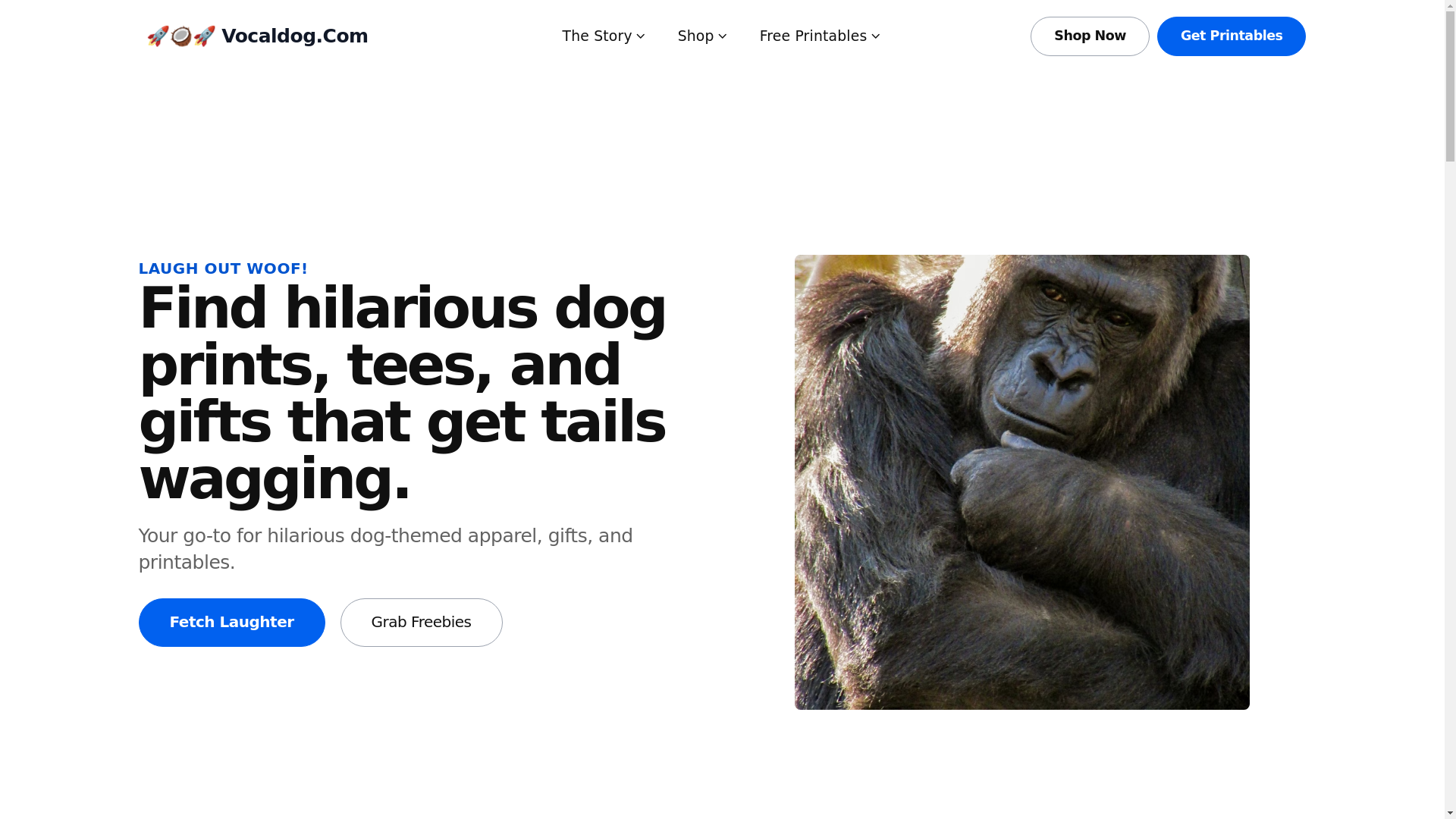 website screenshot of https://vocaldog-com.pages.dev/