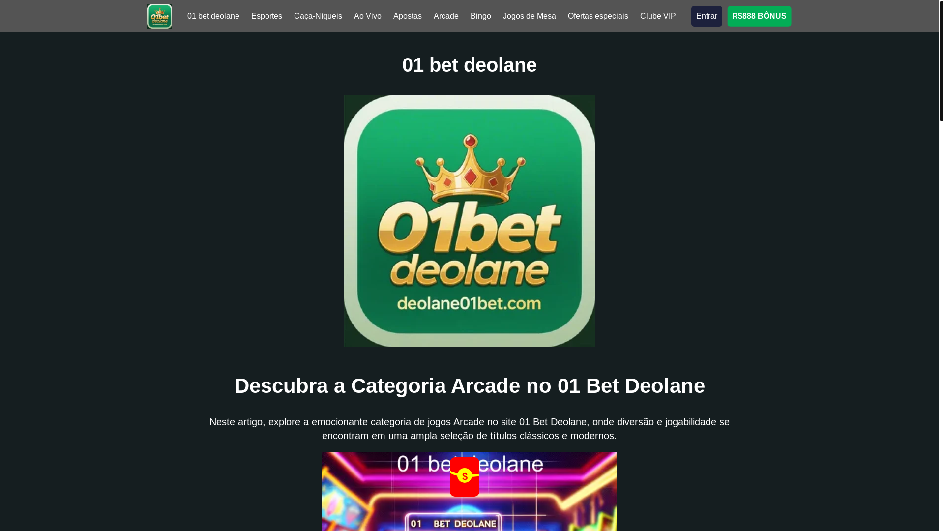 website screenshot of https://deolane01bet.com/