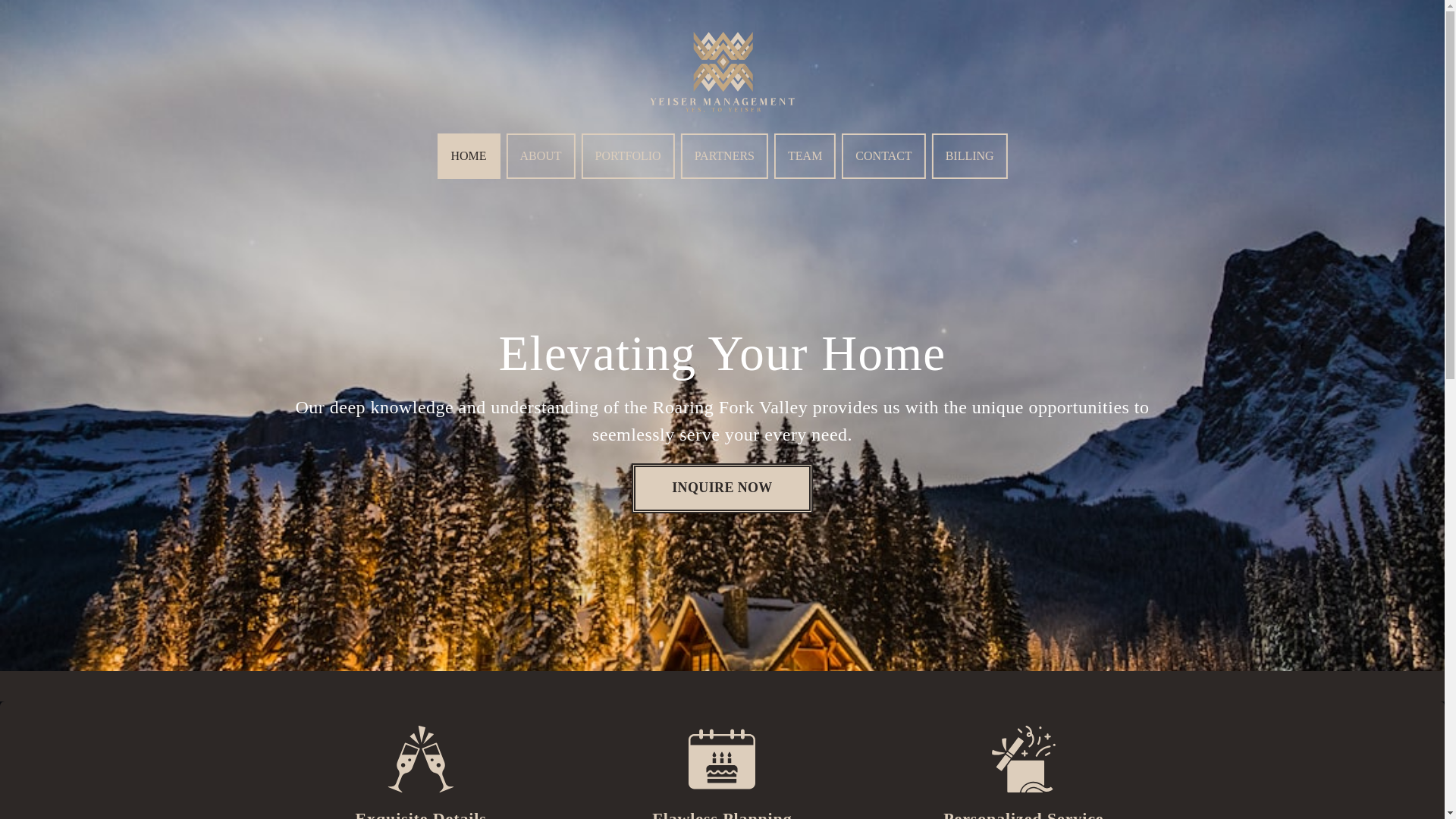 website screenshot of https://yeisermanagement.com/