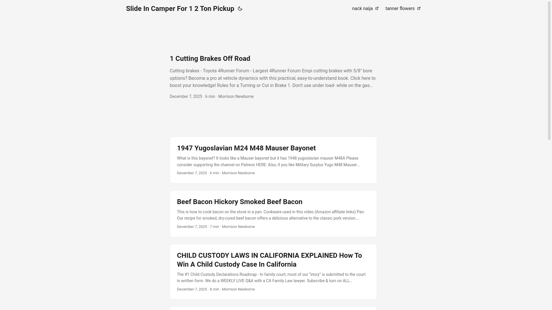 website screenshot of https://slideincamperfor12tonpickup.pages.dev/