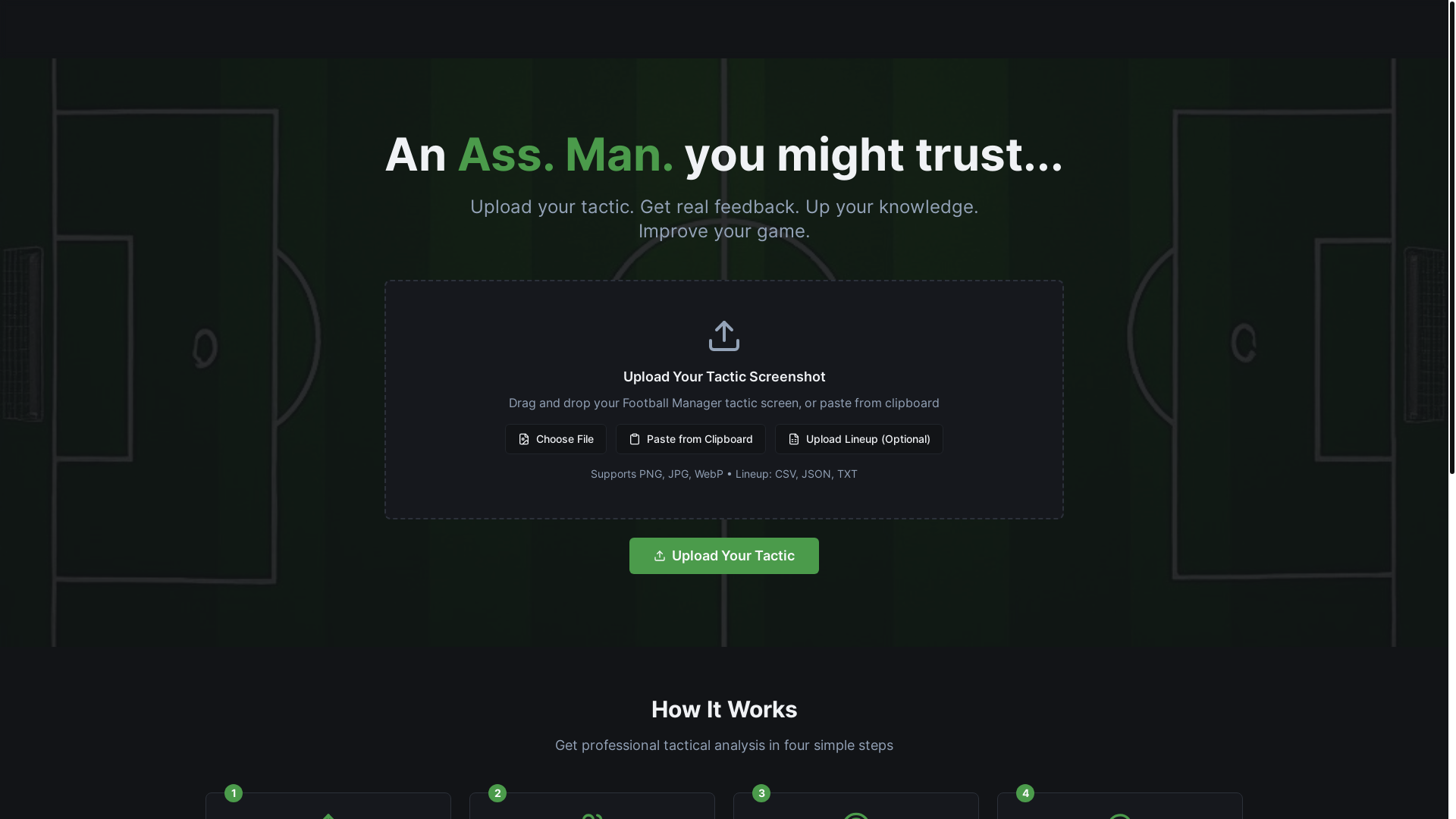 website screenshot of https://assman.ai/