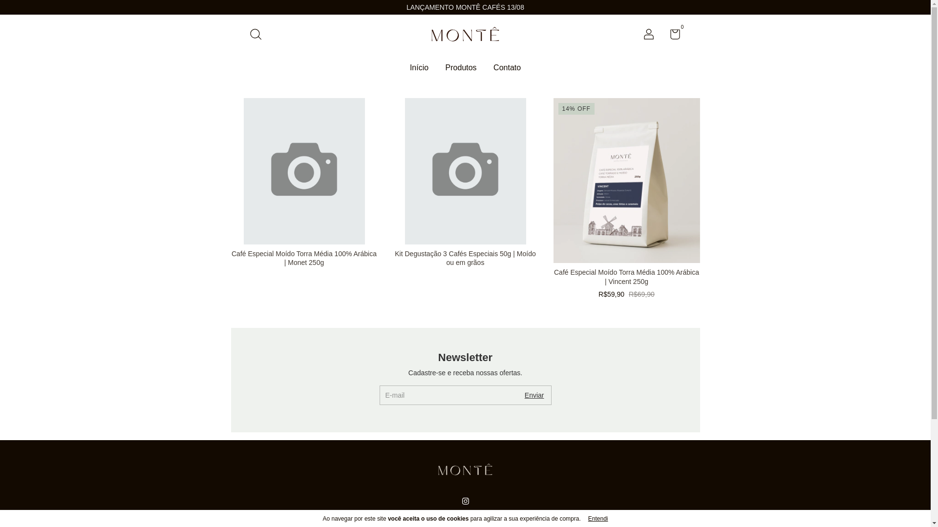 website screenshot of https://montecafes.com.br/