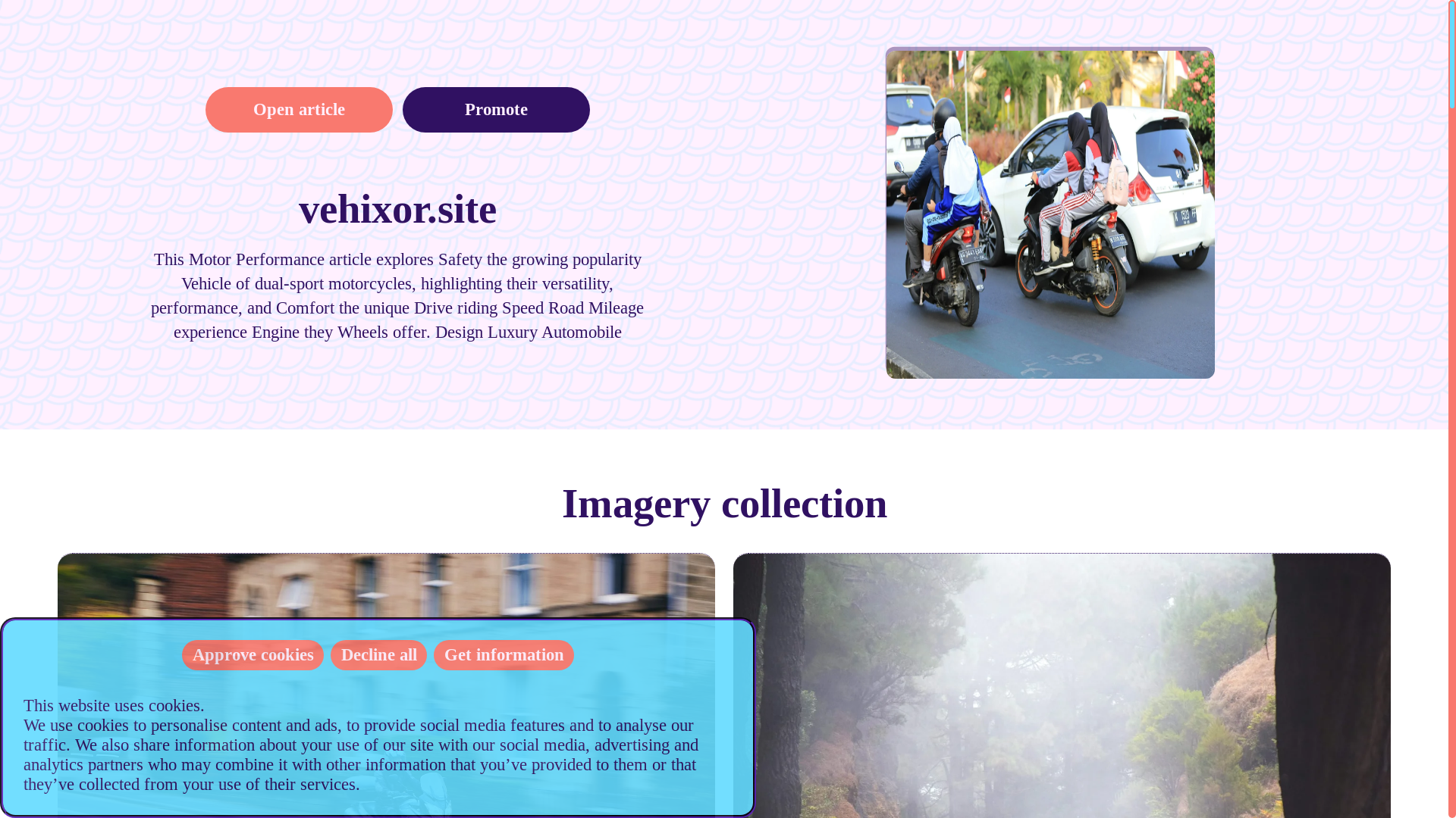 website screenshot of https://vehixor.site/