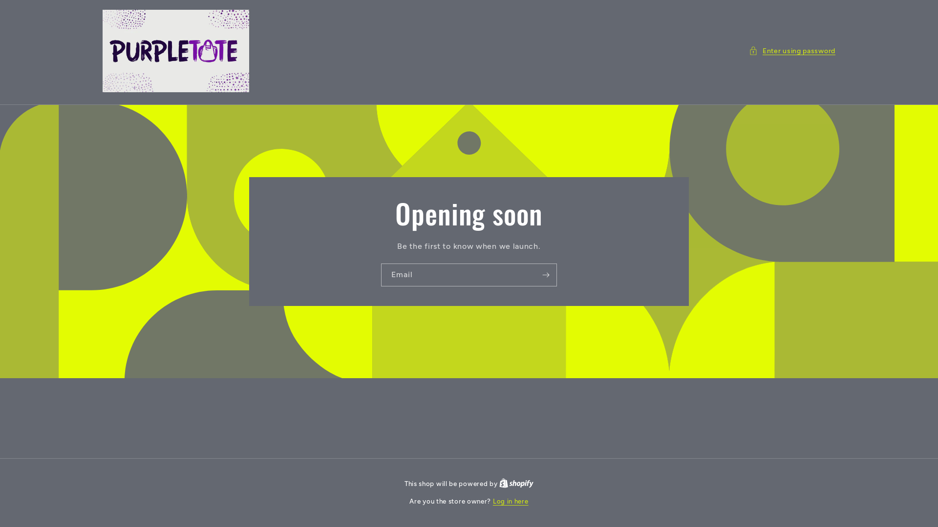 website screenshot of https://purpletote.co.uk/