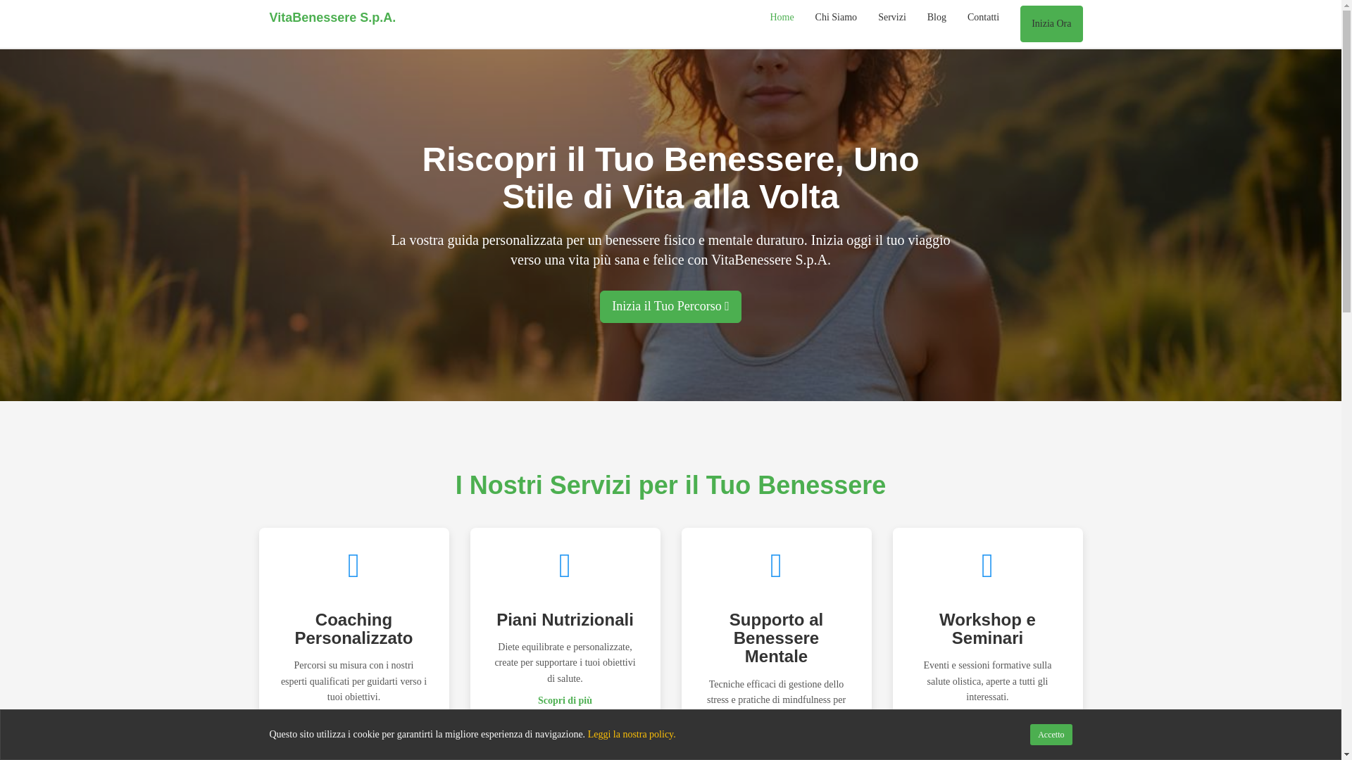 website screenshot of https://vitabenesserea.com/