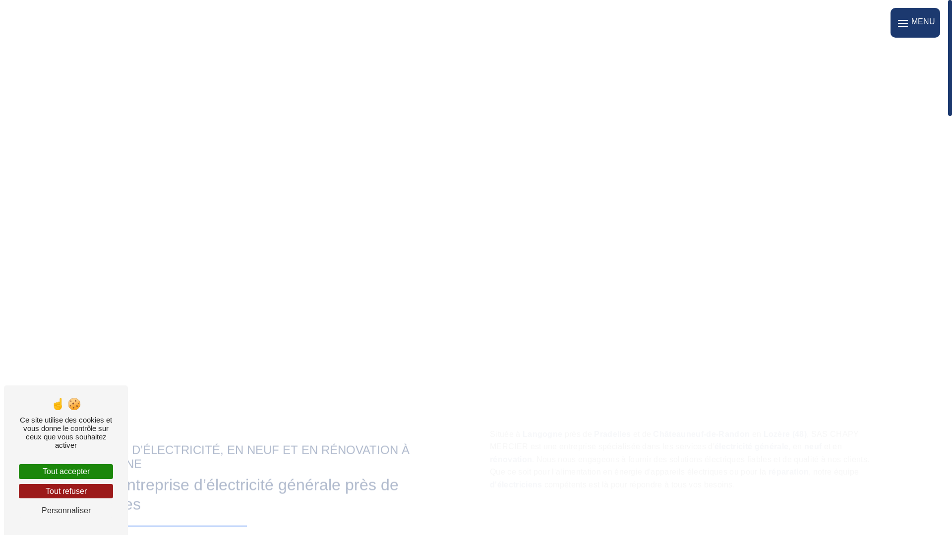website screenshot of https://chapy-mercier-48.fr/