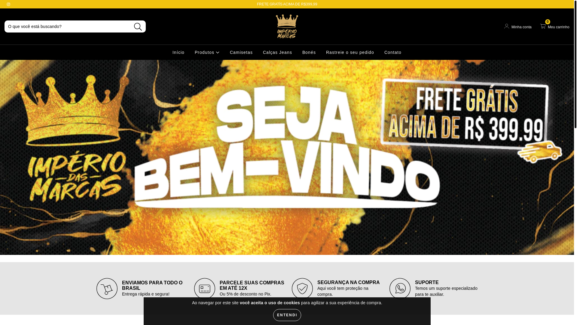 website screenshot of https://imperiodasmarcasoficial.com.br/