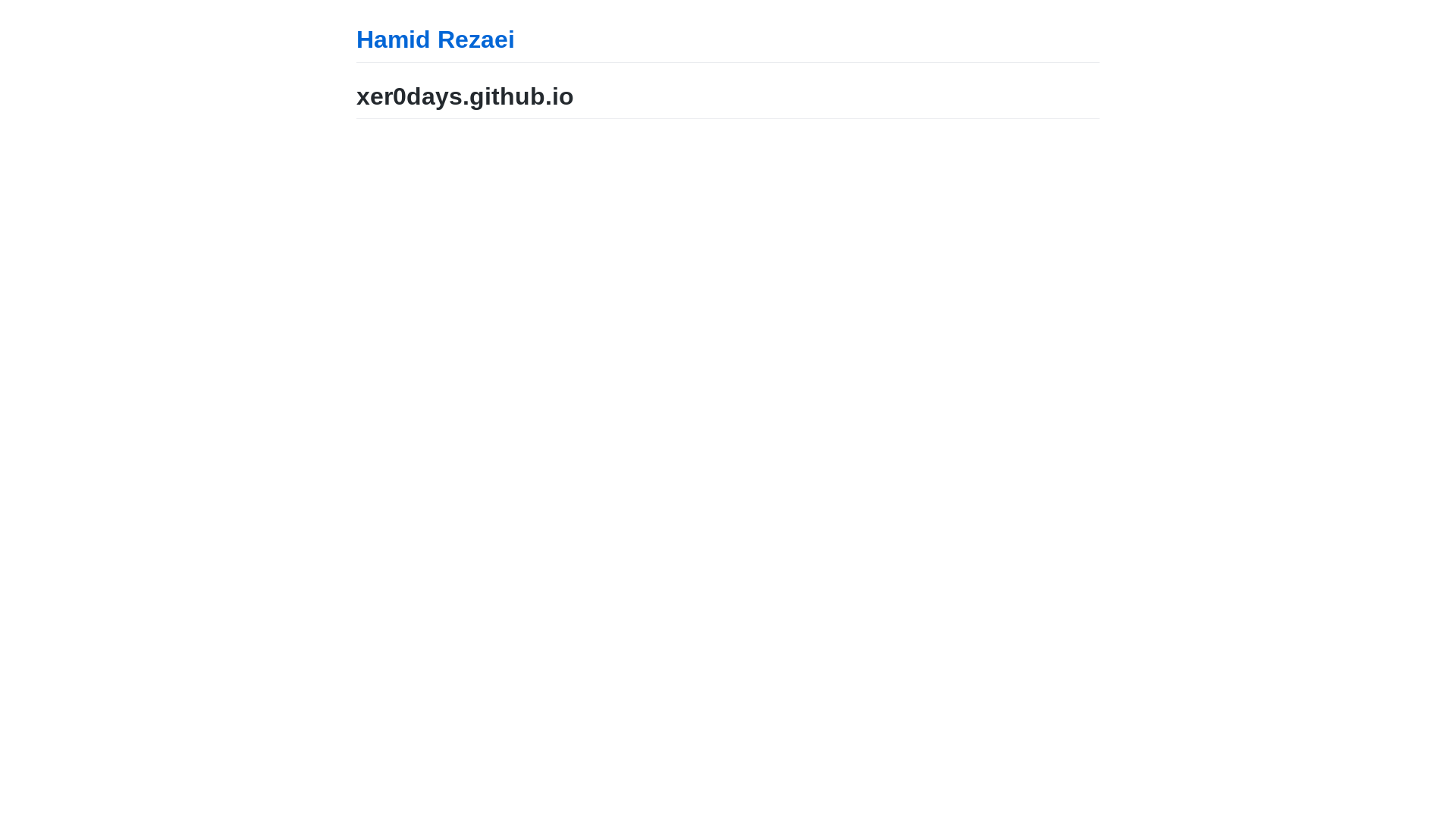 website screenshot of https://hamidrez.ae/