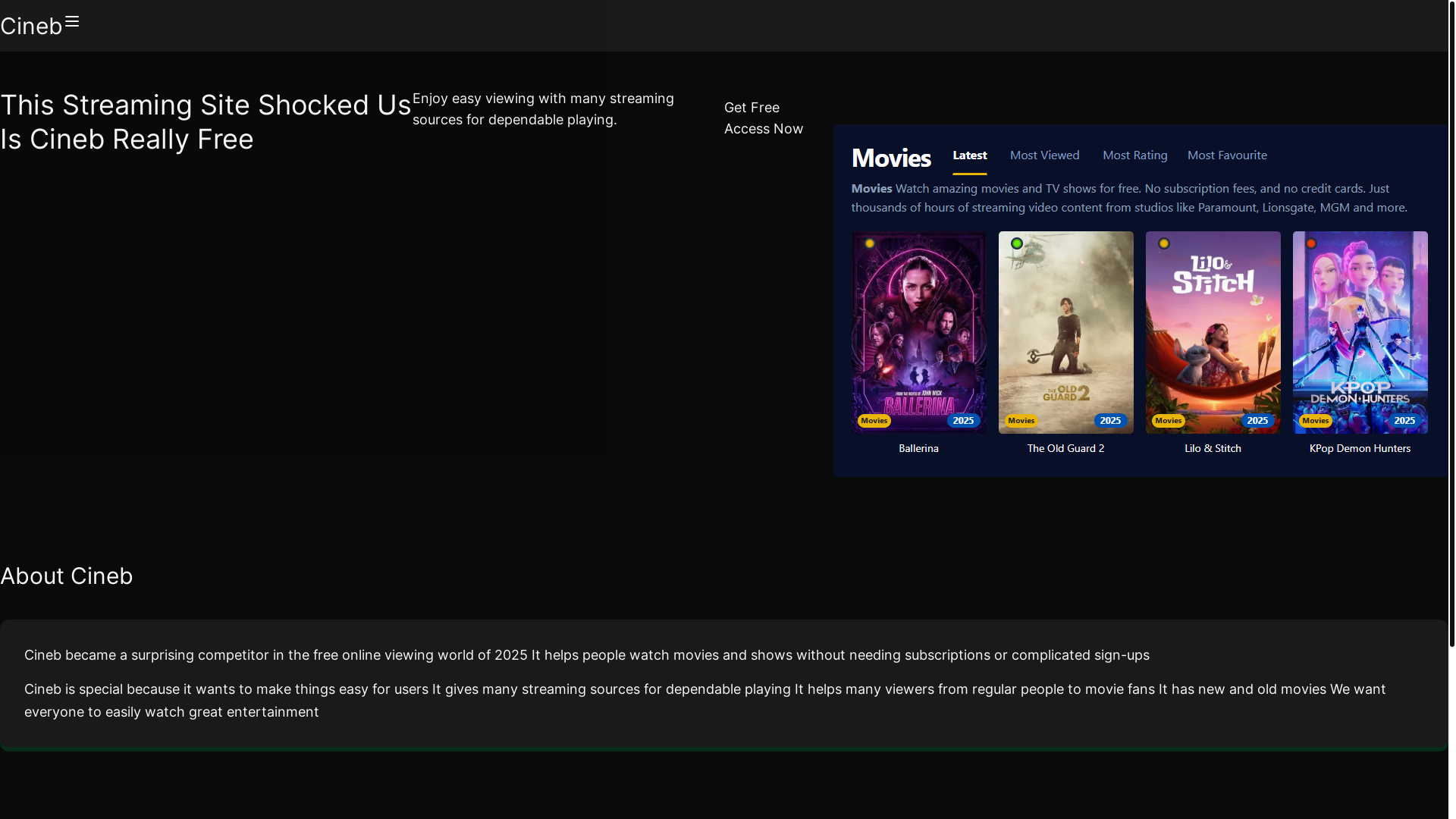 website screenshot of https://cineb-vy78.pages.dev/