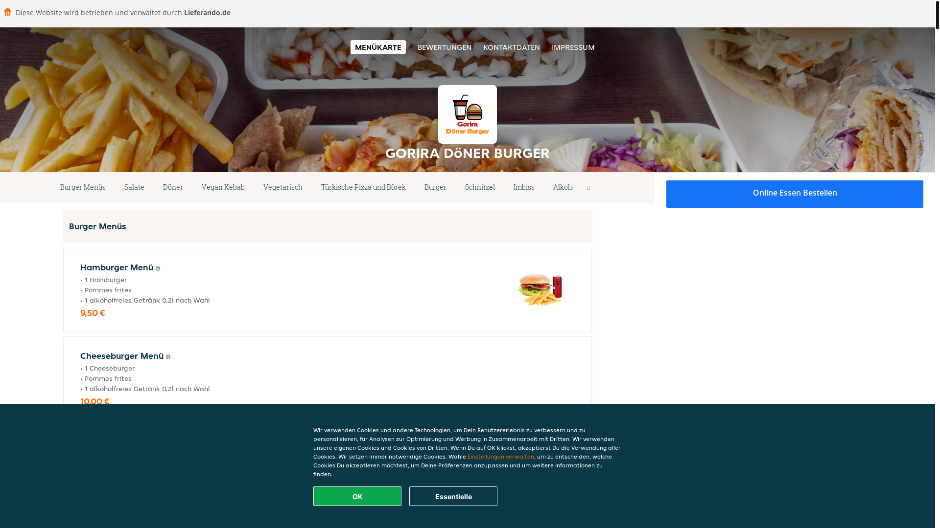 website screenshot of https://goriradonerburger-berlin.de/