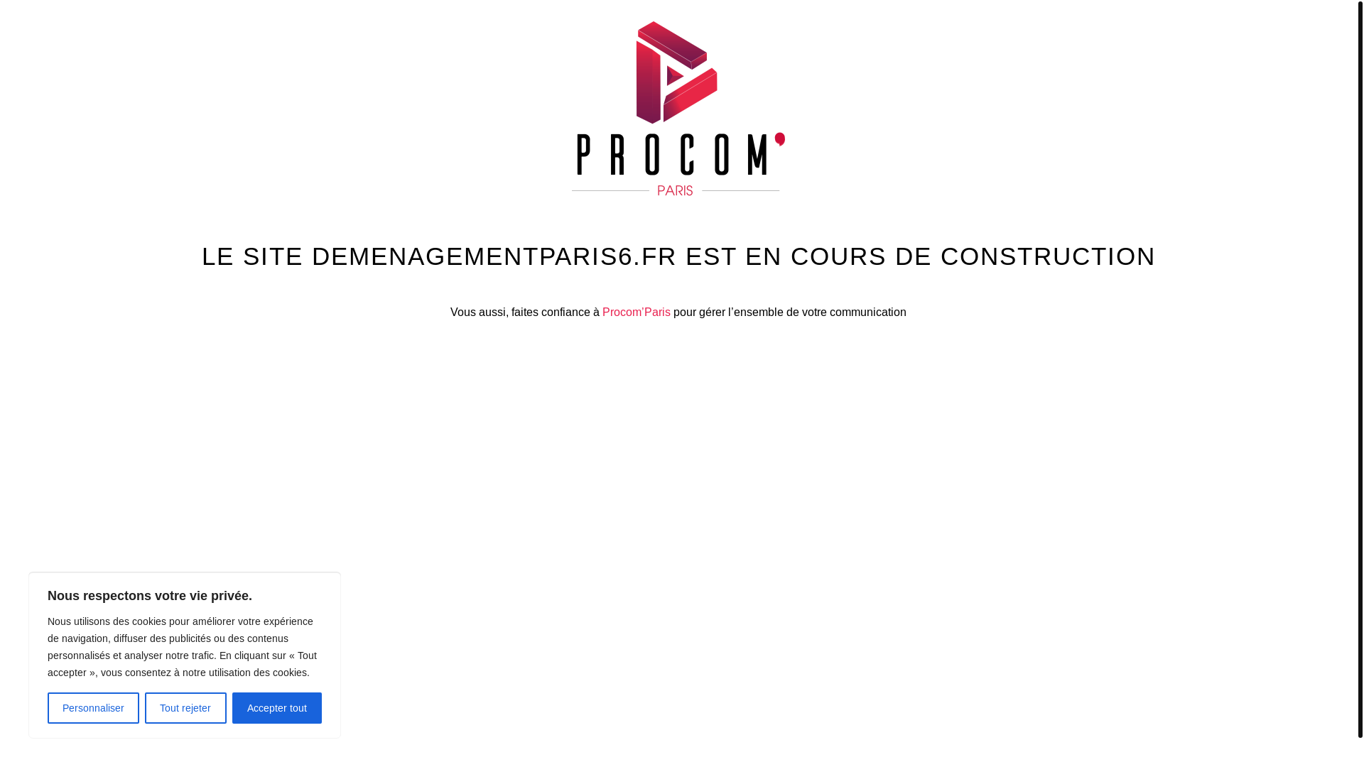 website screenshot of https://demenagementparis6.fr/