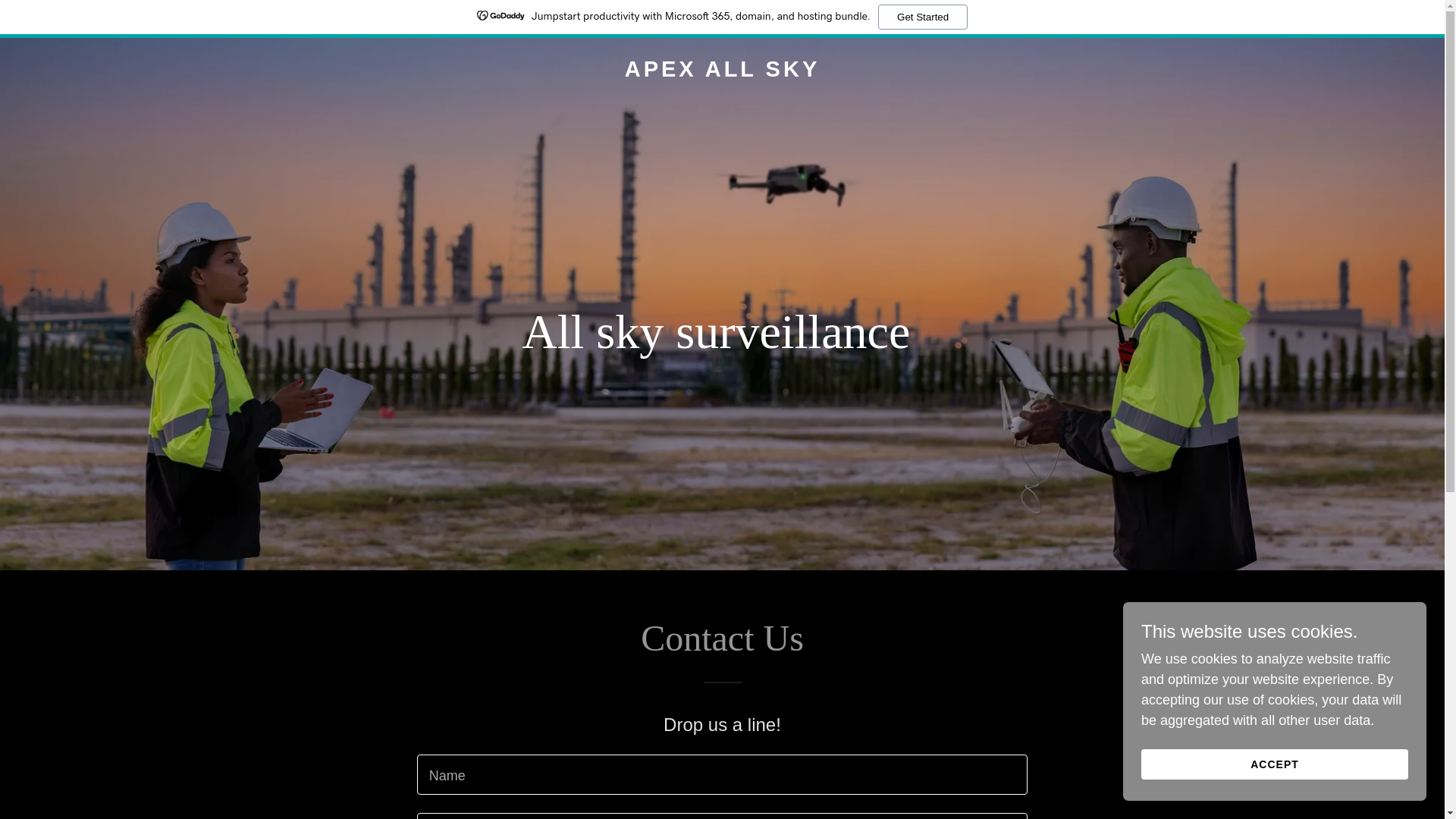 website screenshot of https://apexallsky.com/
