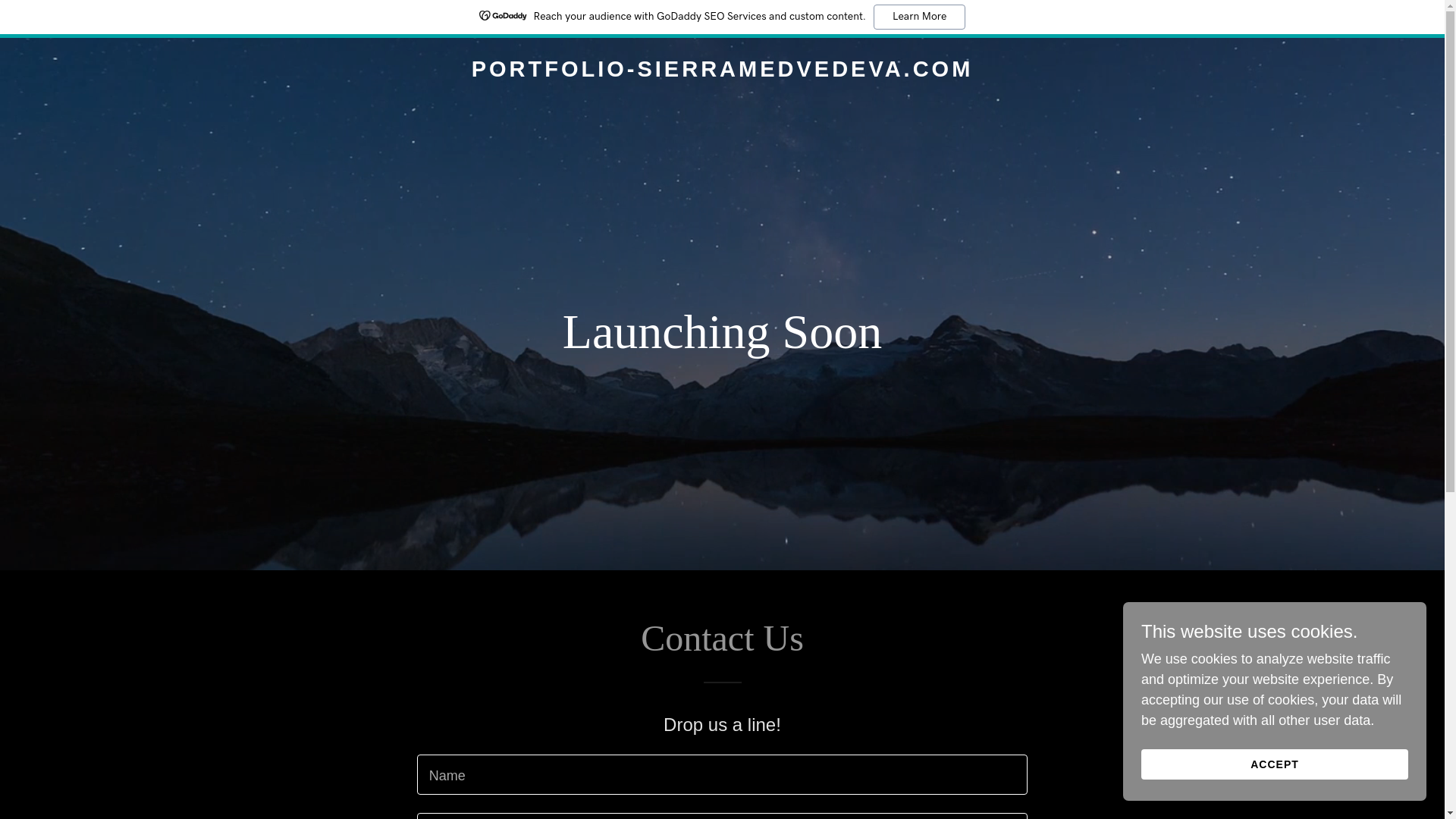 website screenshot of https://portfolio-sierramedvedeva.com/
