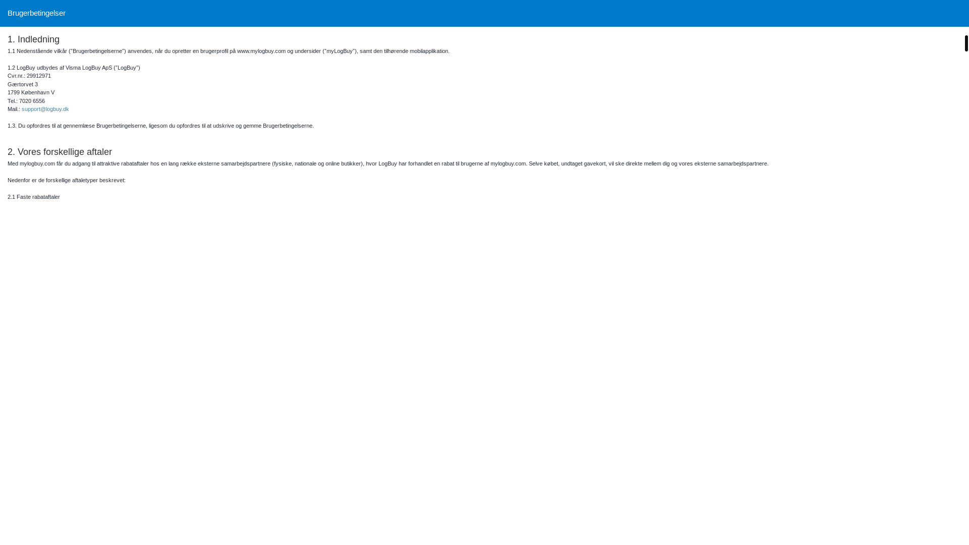 website screenshot of https://www.mylogbuy.com/WebPages/Terms/Default.aspx?showmargin=true