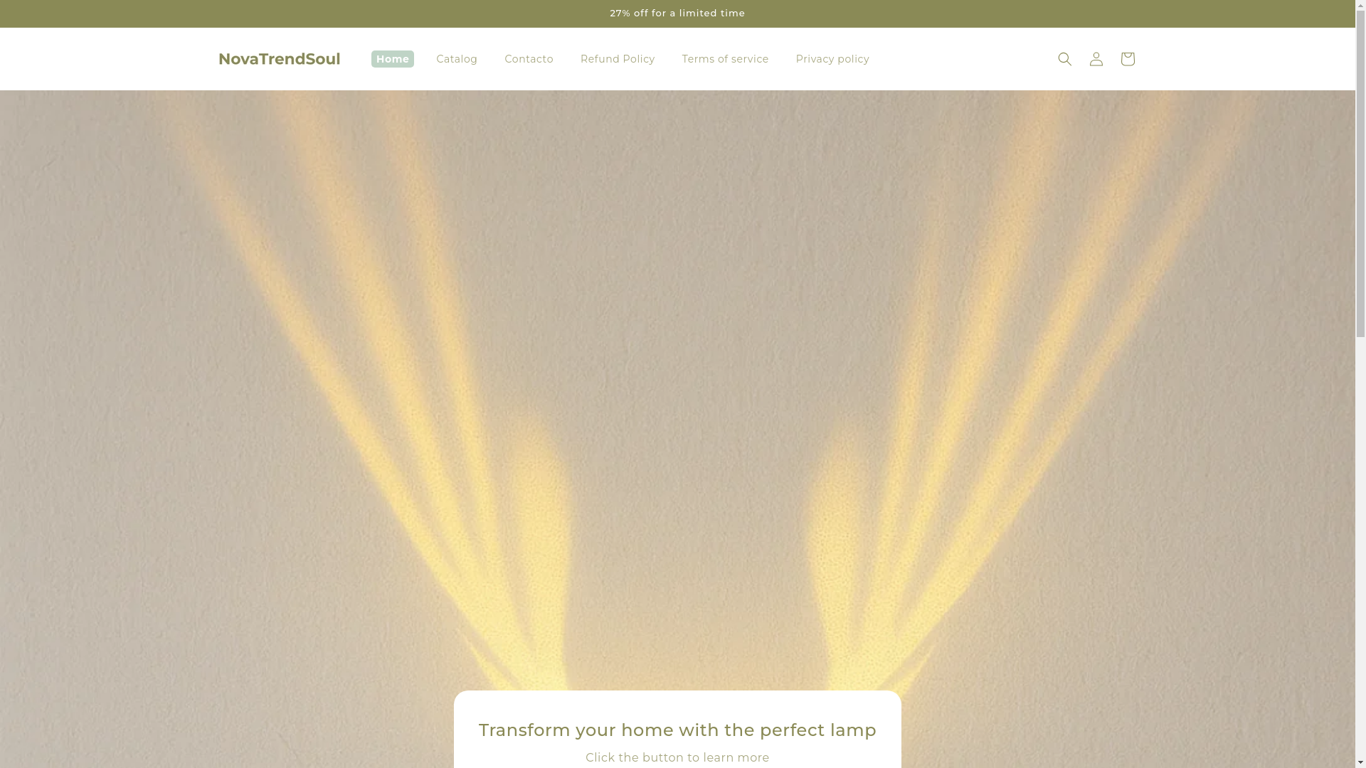 website screenshot of https://novatrendsoul.com/