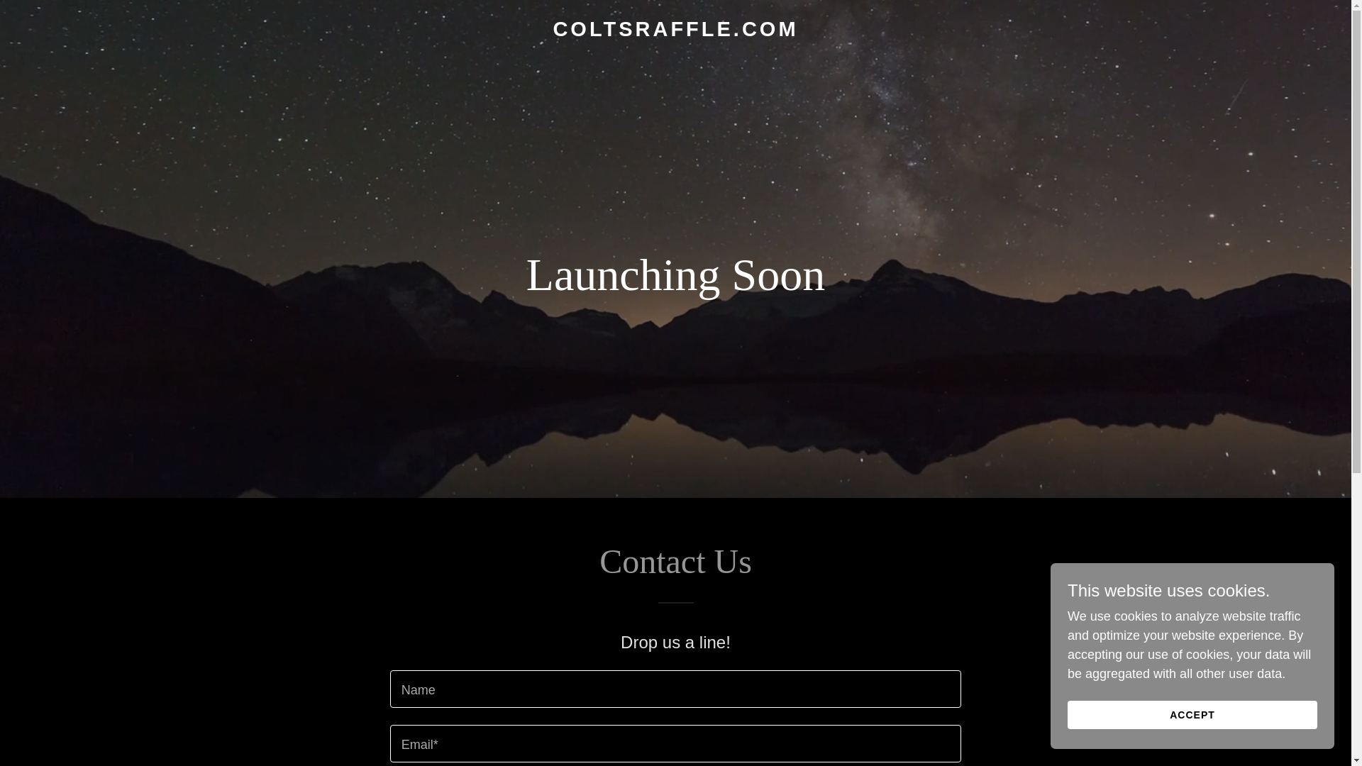 website screenshot of https://coltsraffle.com/