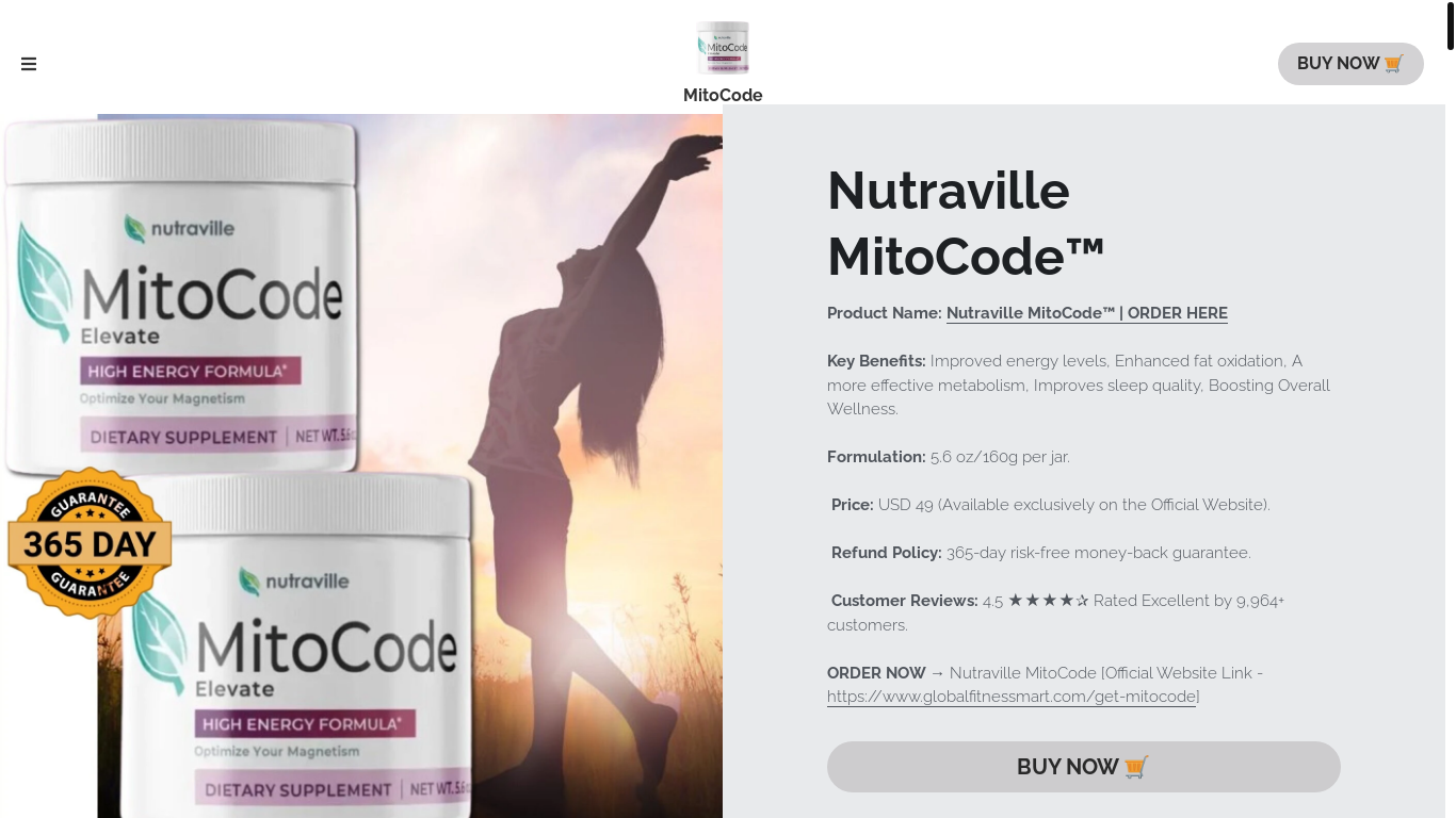 website screenshot of https://nutraville-mitocode.mystrikingly.com/