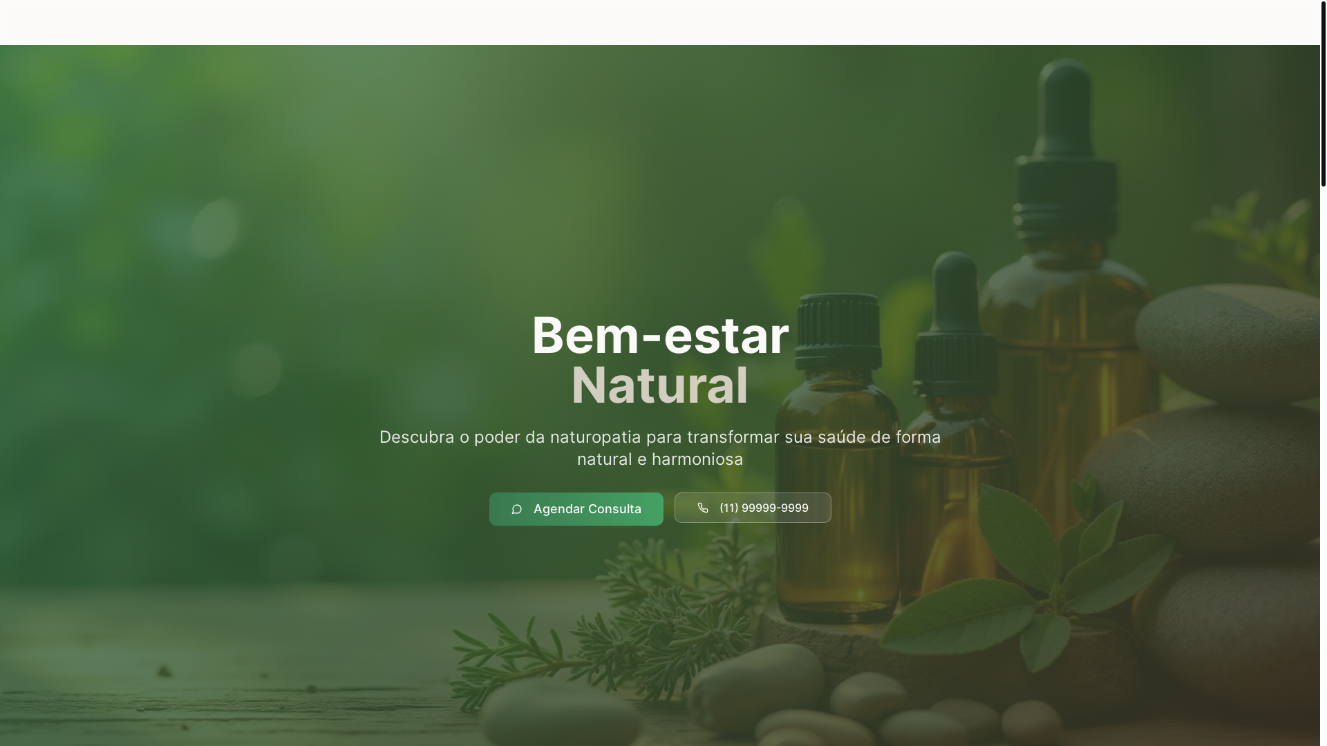 website screenshot of https://dnanaturopatia.com.br/