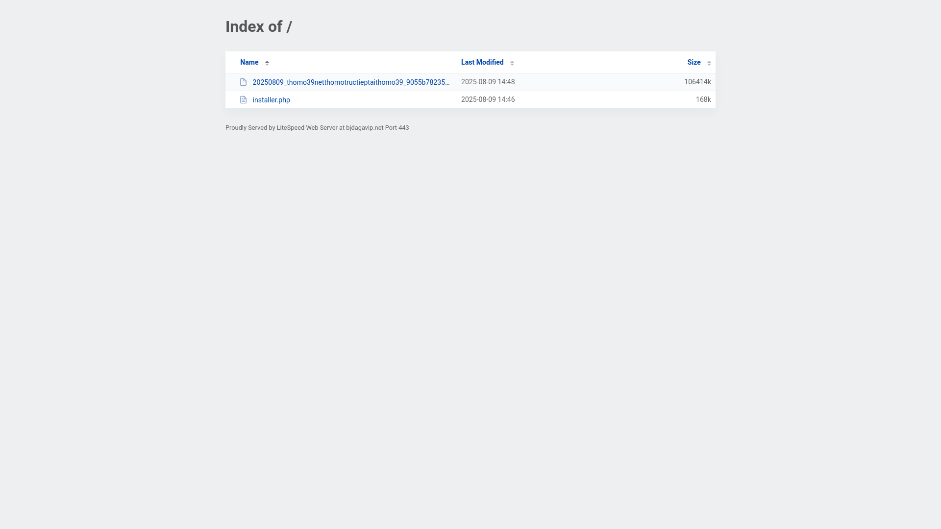 website screenshot of https://bjdagavip.net/