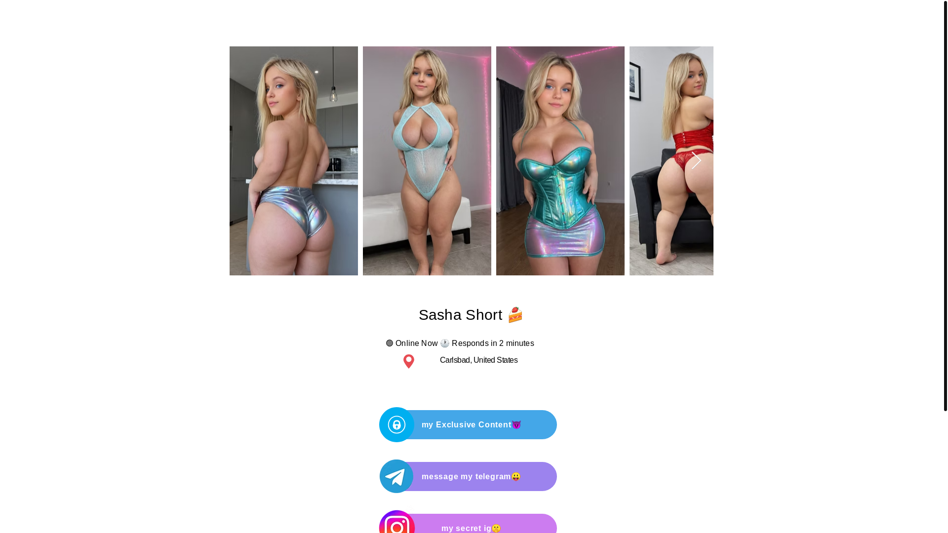 website screenshot of https://sashashorty.com/