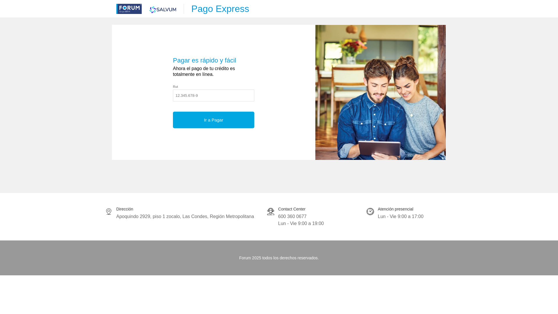 website screenshot of https://foroconecta.digital/