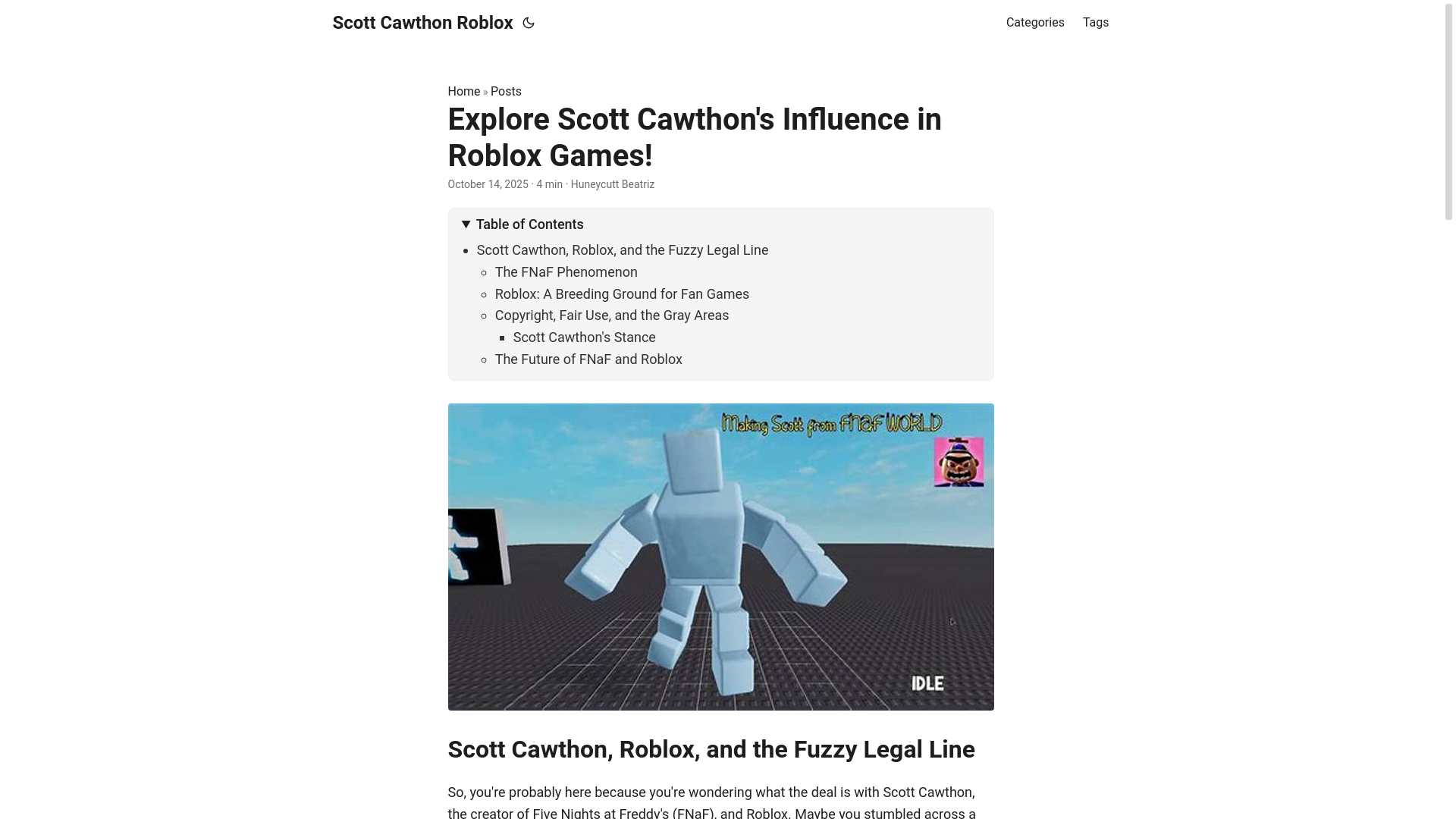 website screenshot of https://scott-cawthon-roblox.pages.dev/