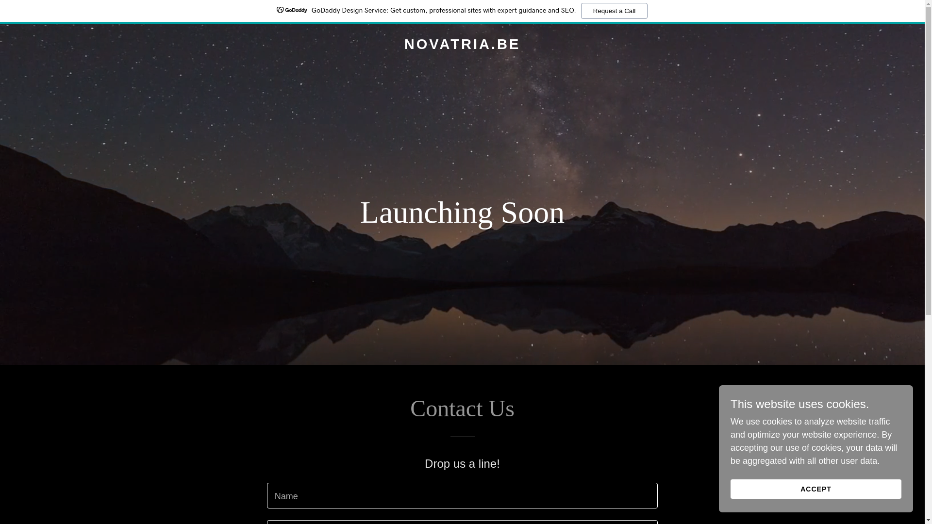 website screenshot of https://novatria.be/