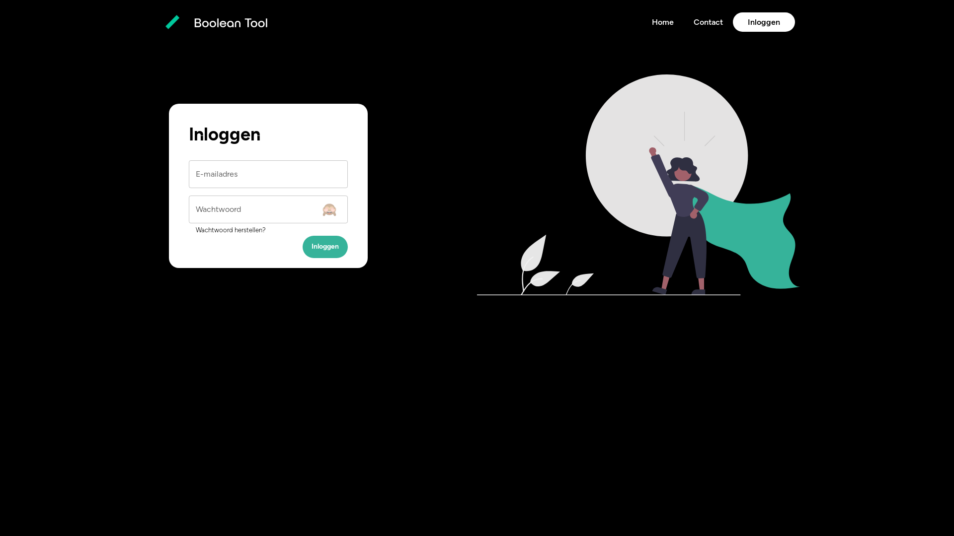 website screenshot of https://booleantool.pages.dev/