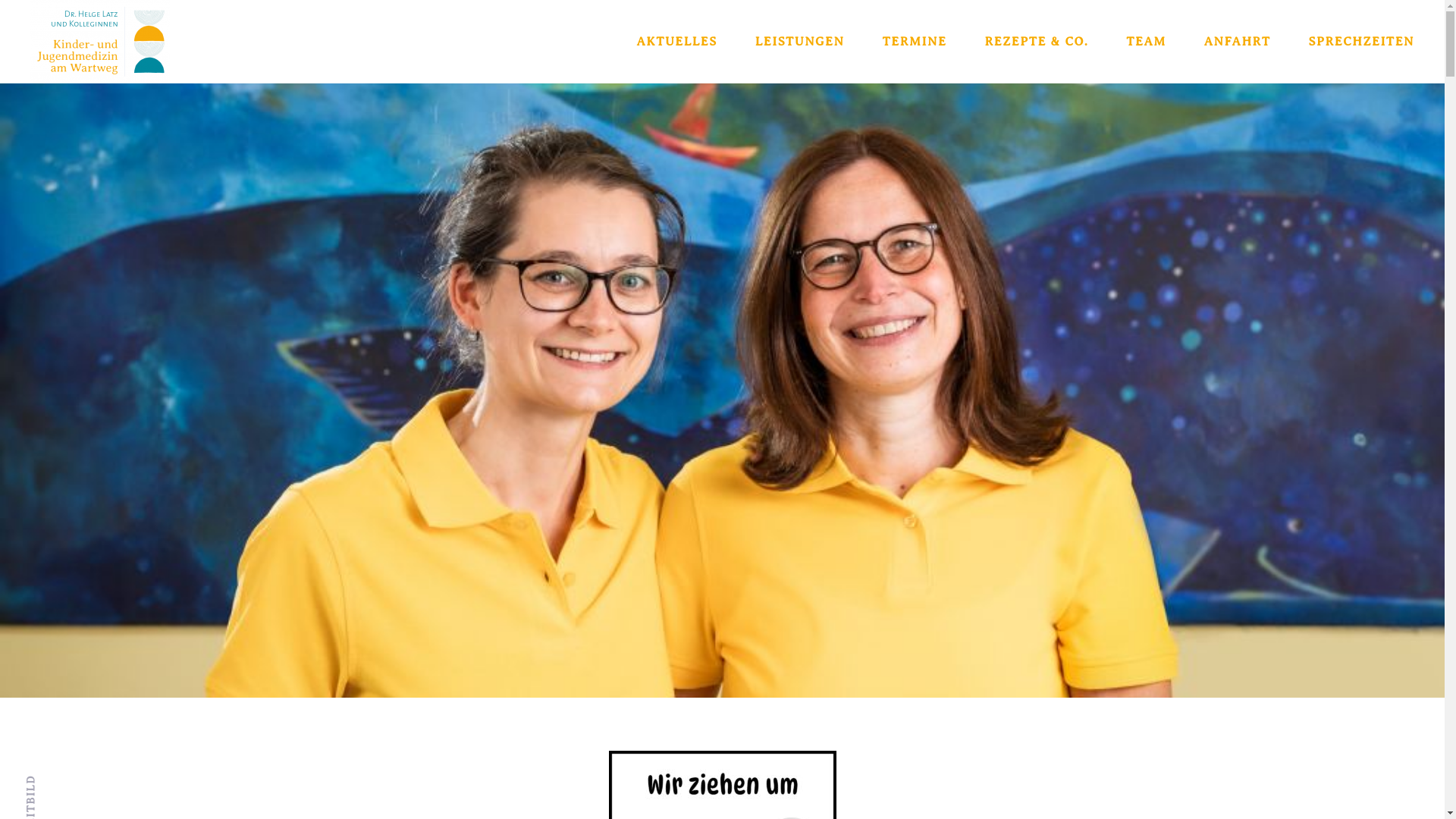 website screenshot of https://kinderarztpraxis-aulweg.de/